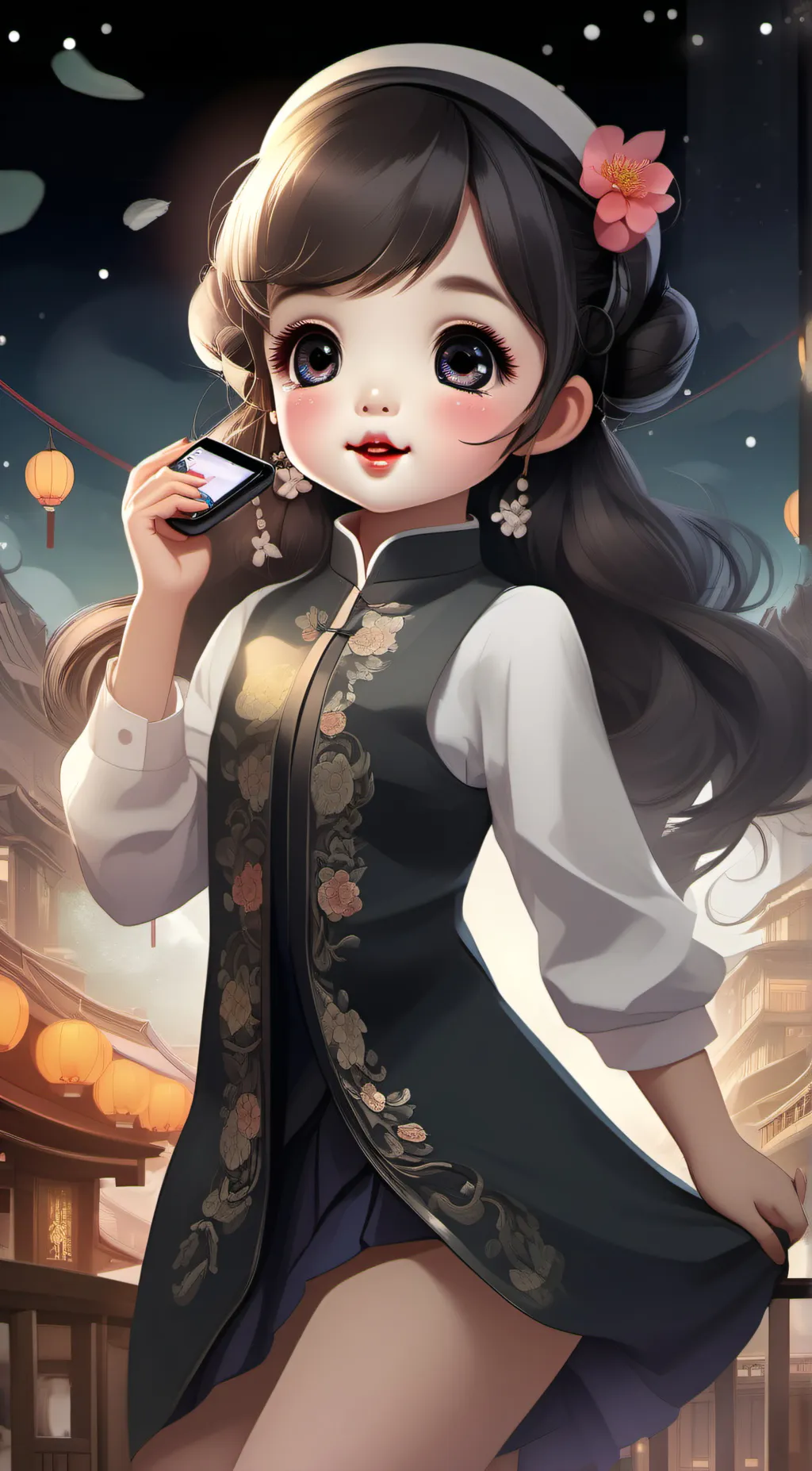 ai character: small baby background