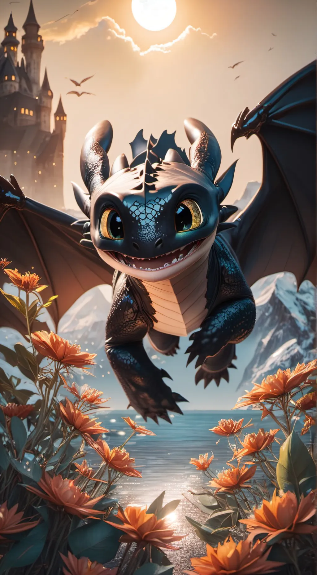 ai character: Toothless background