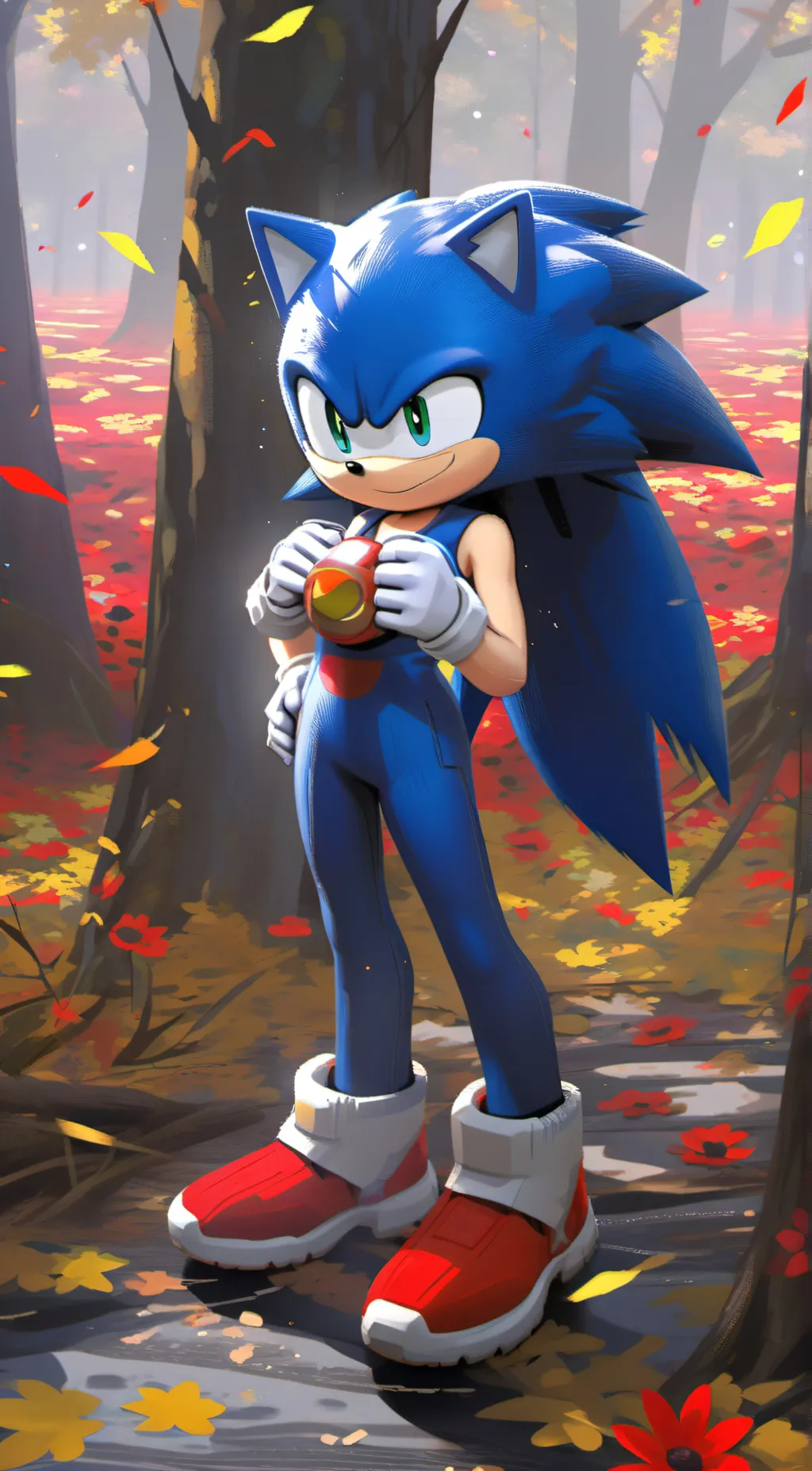 ai character: Sonic The Hedgehog background