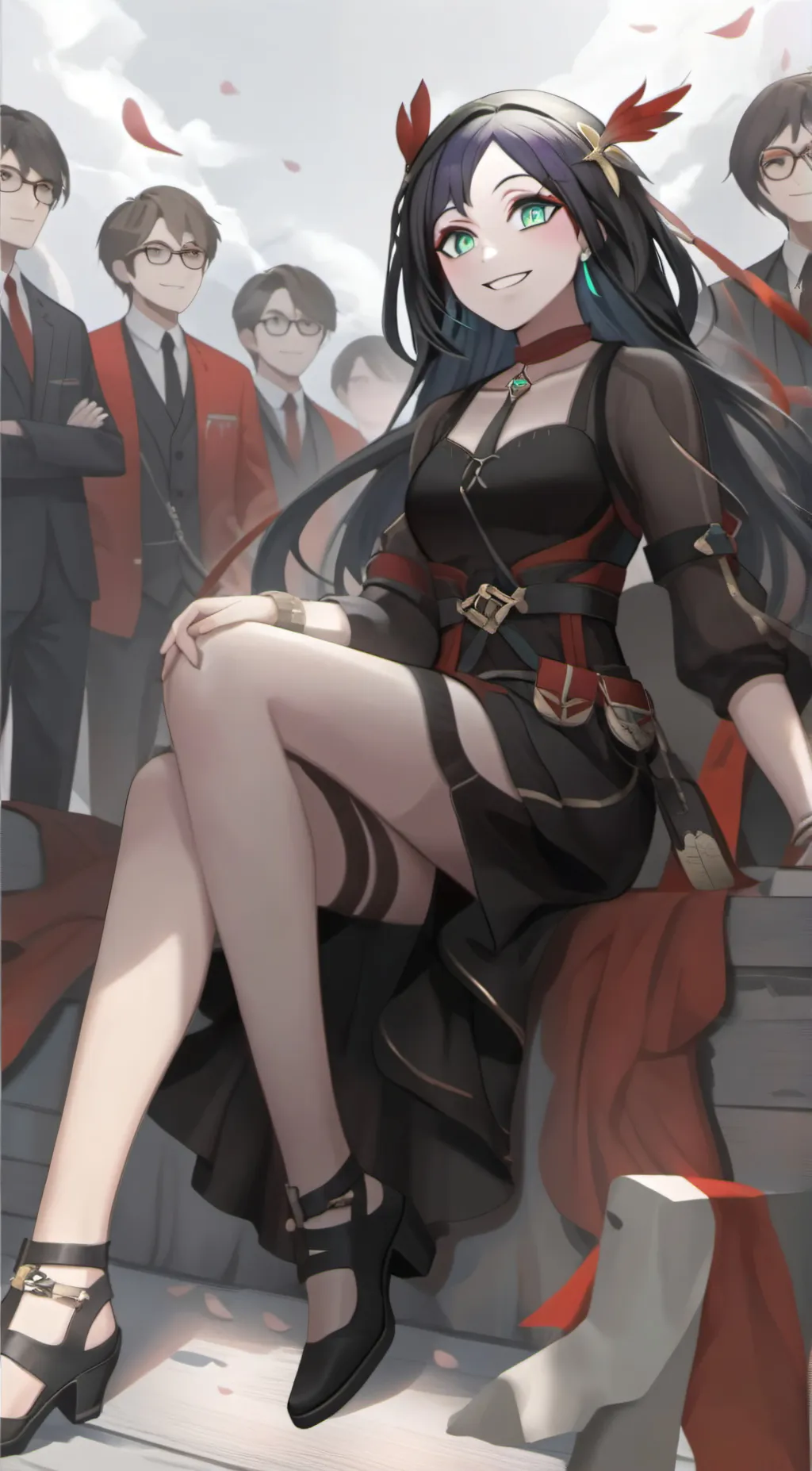 ai character: Avery  background