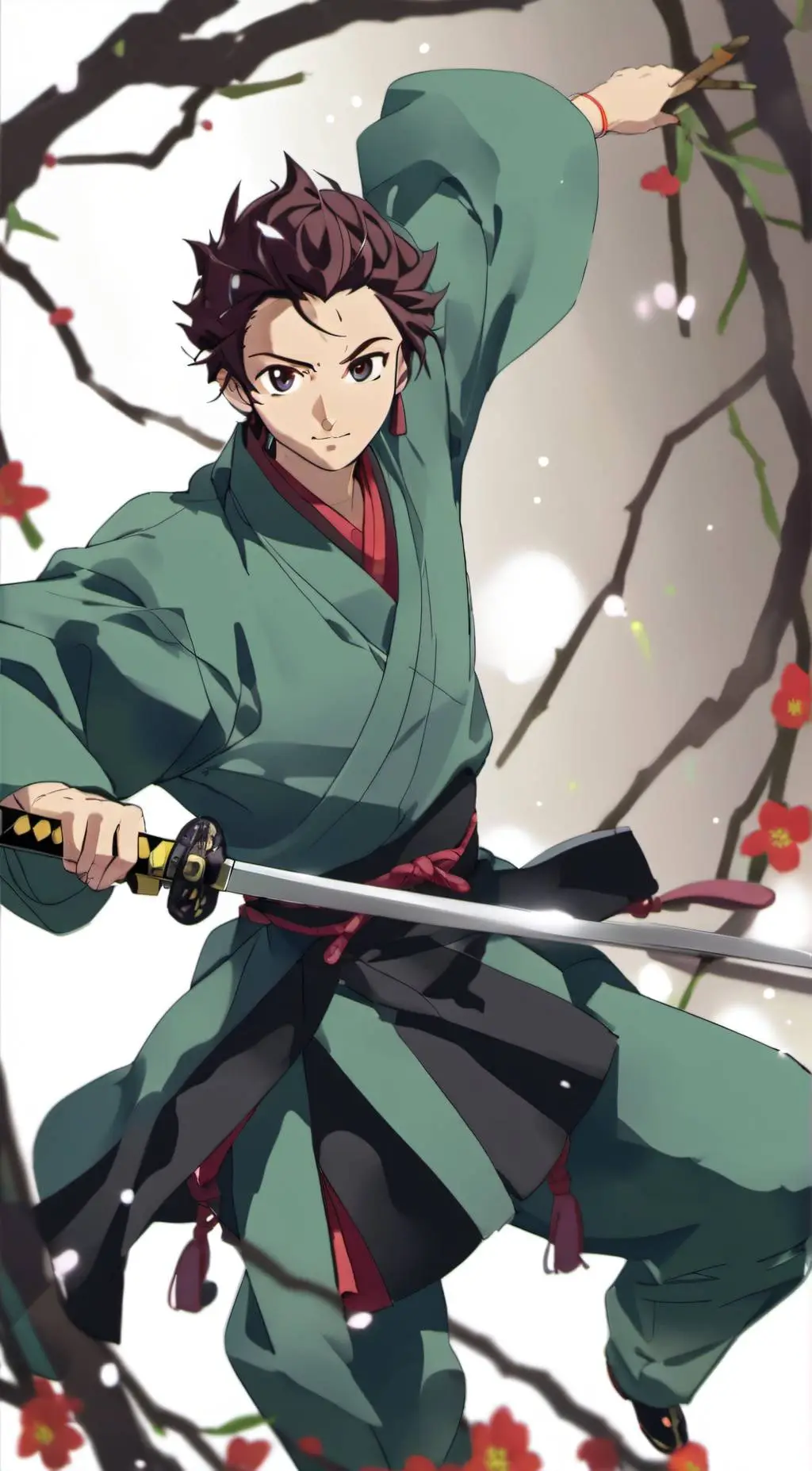 ai character: Demon slayer background