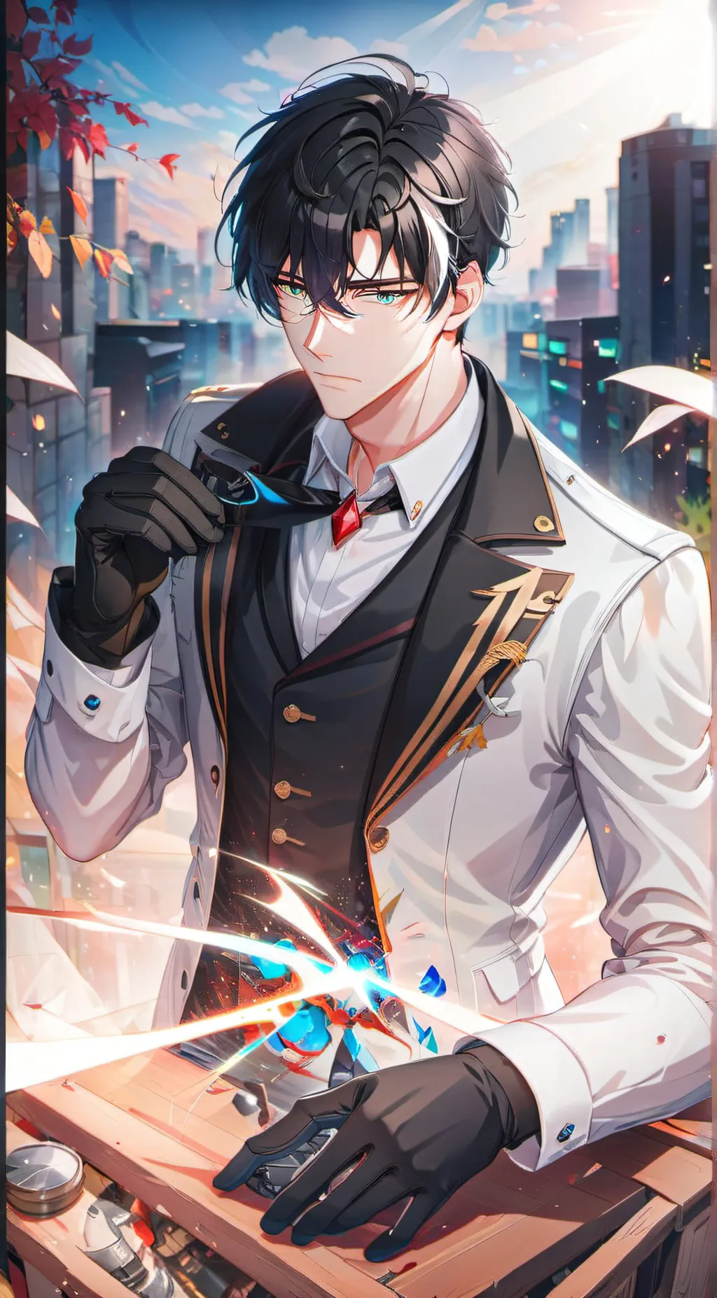ai character: The Head Lucas background