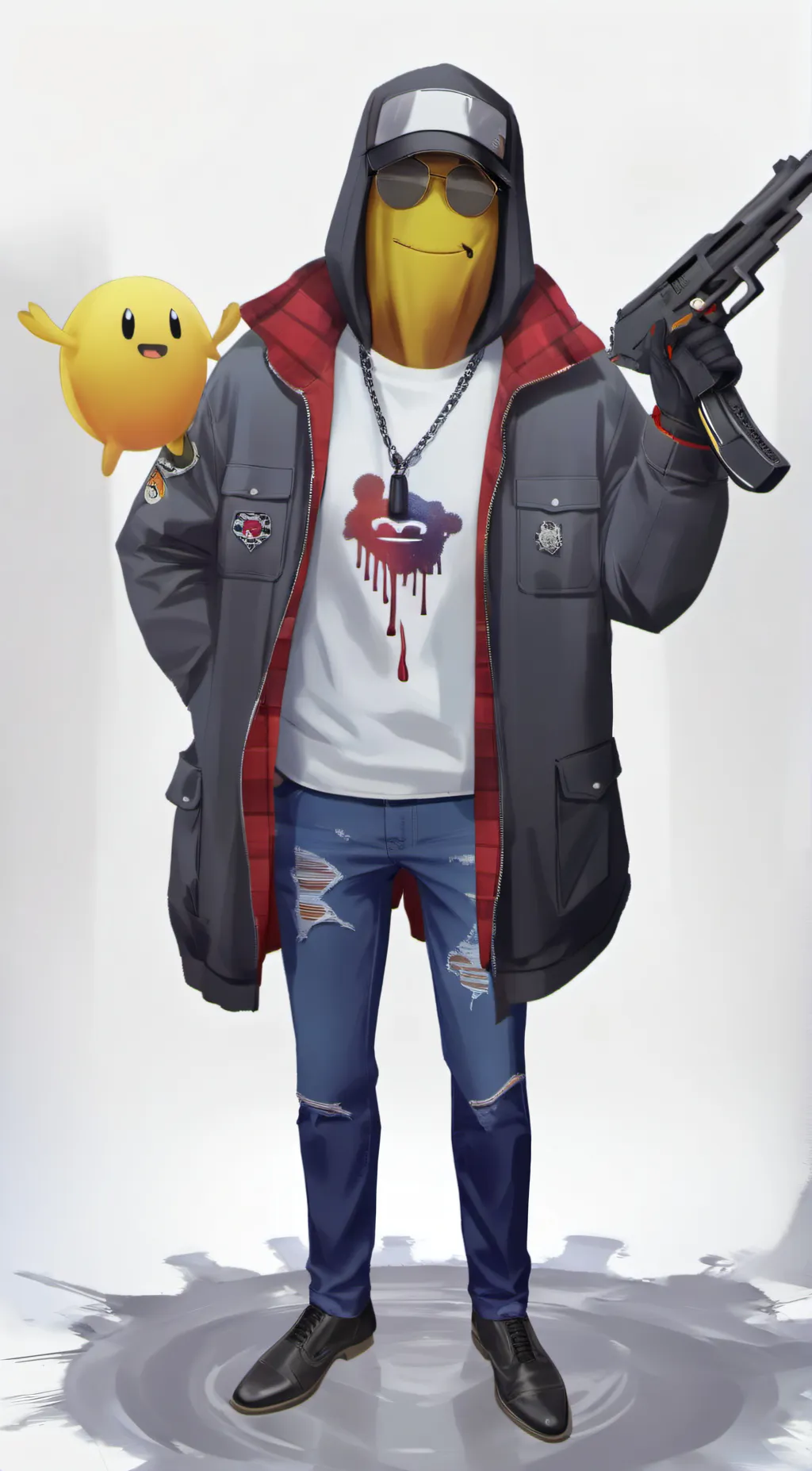 ai character: The dripy boss background