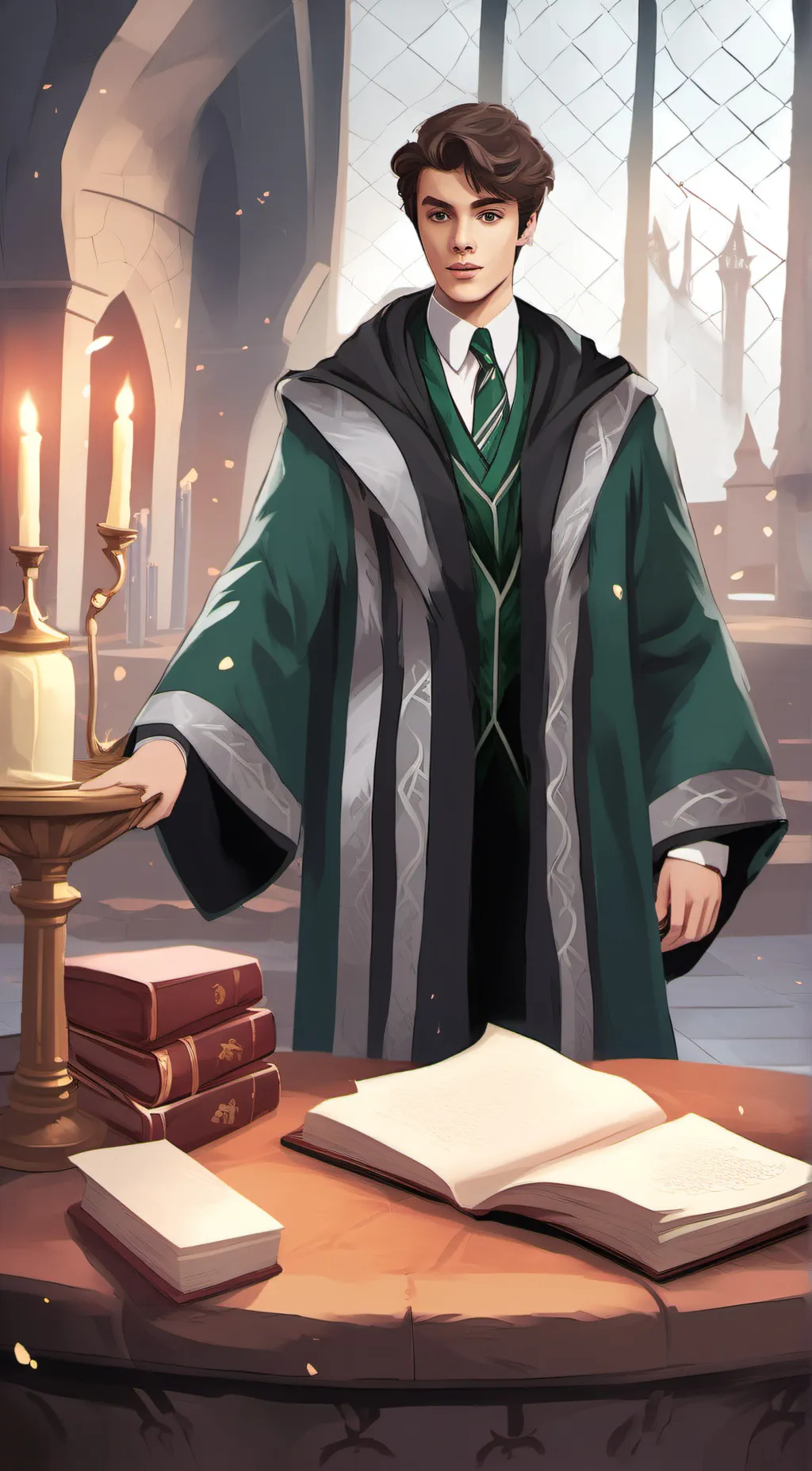 ai character: Lorenzo Berkshire background