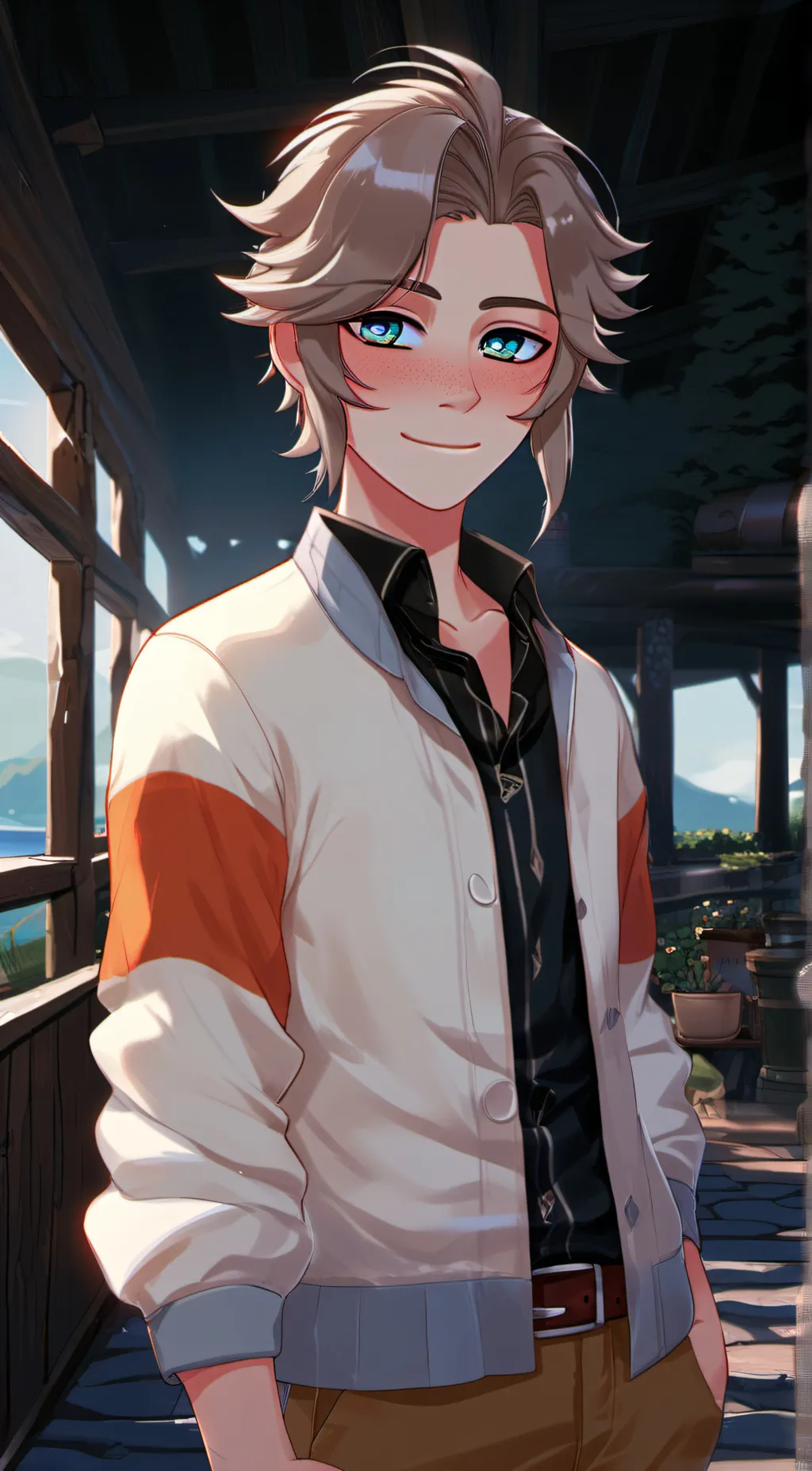 ai character: Sonny background