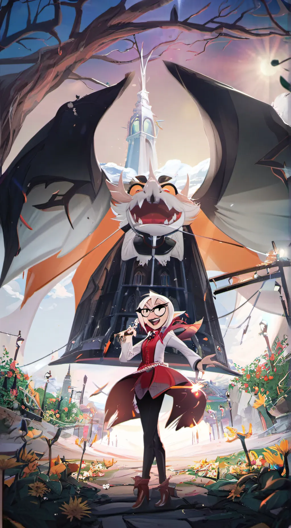 ai character: Angels and demons background
