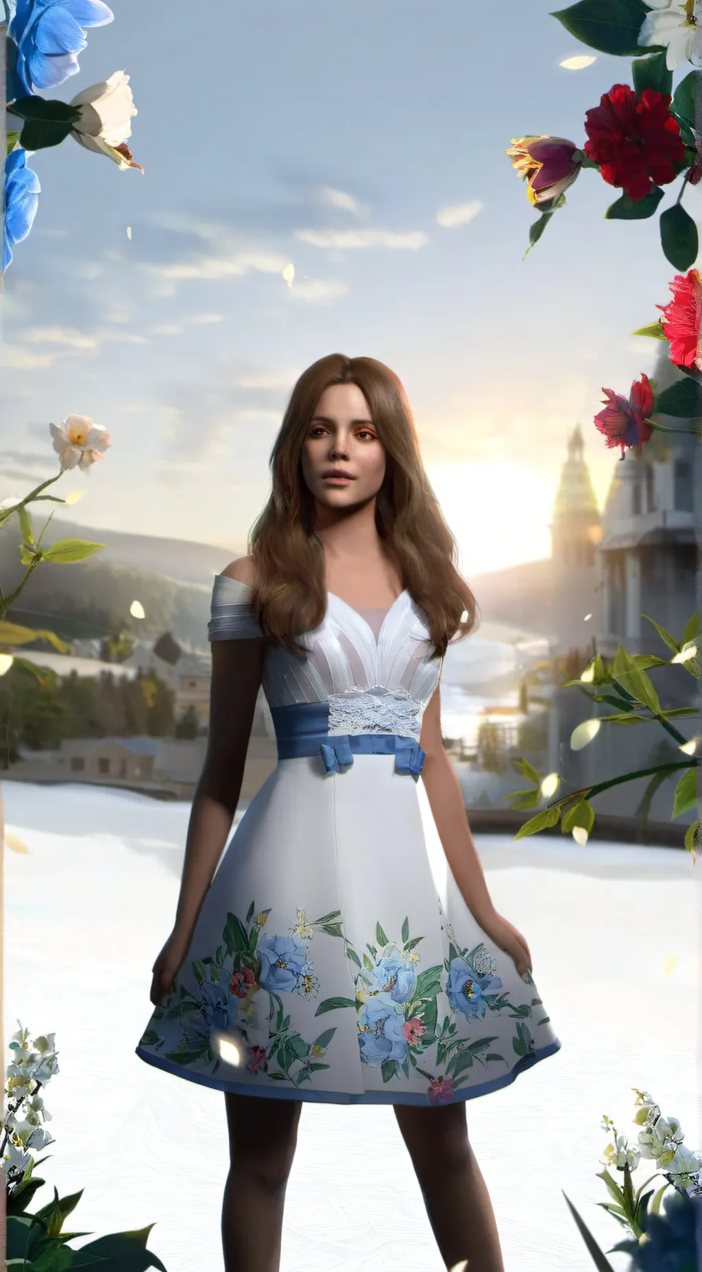 ai character: faith seed background