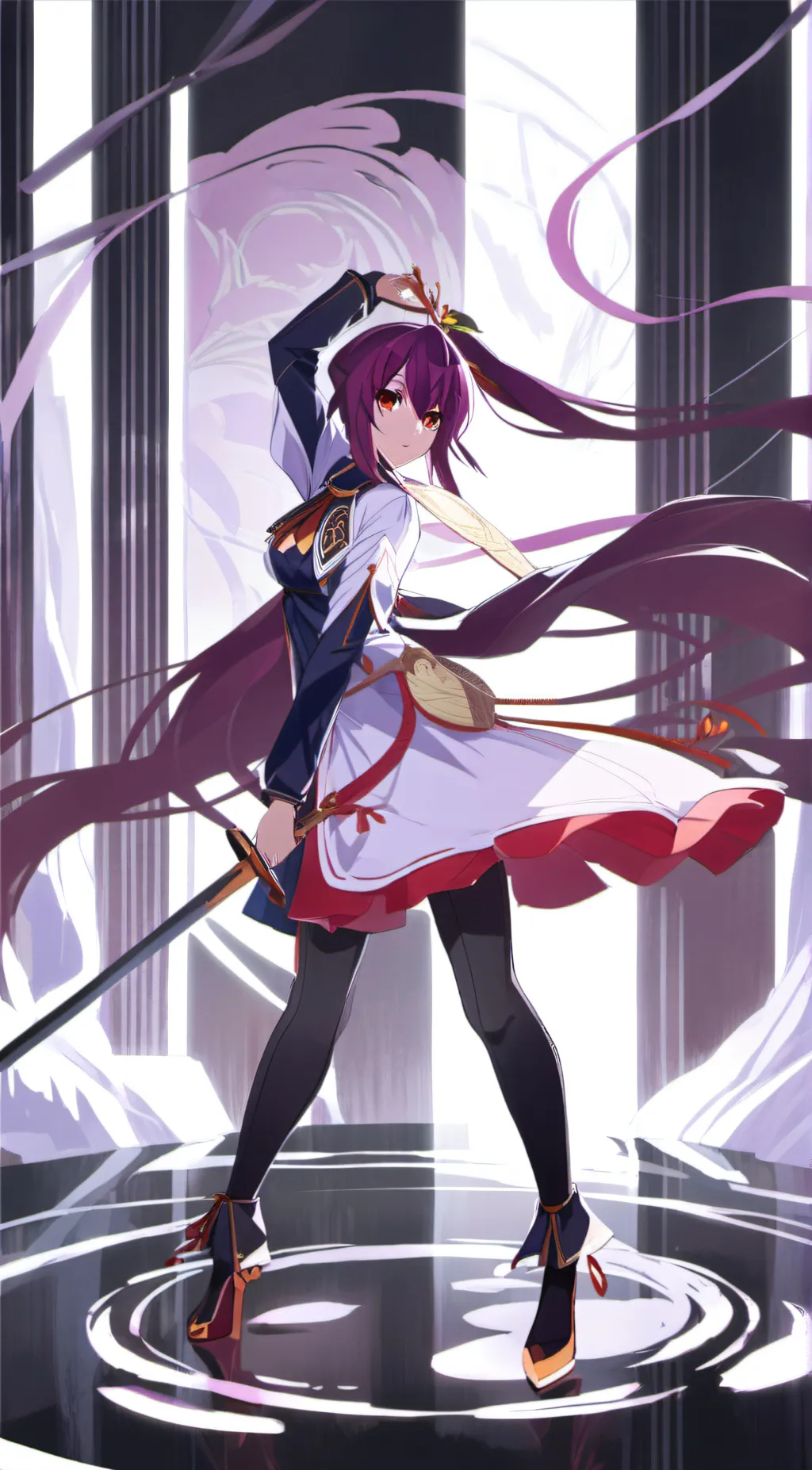 ai character: Yuzu background