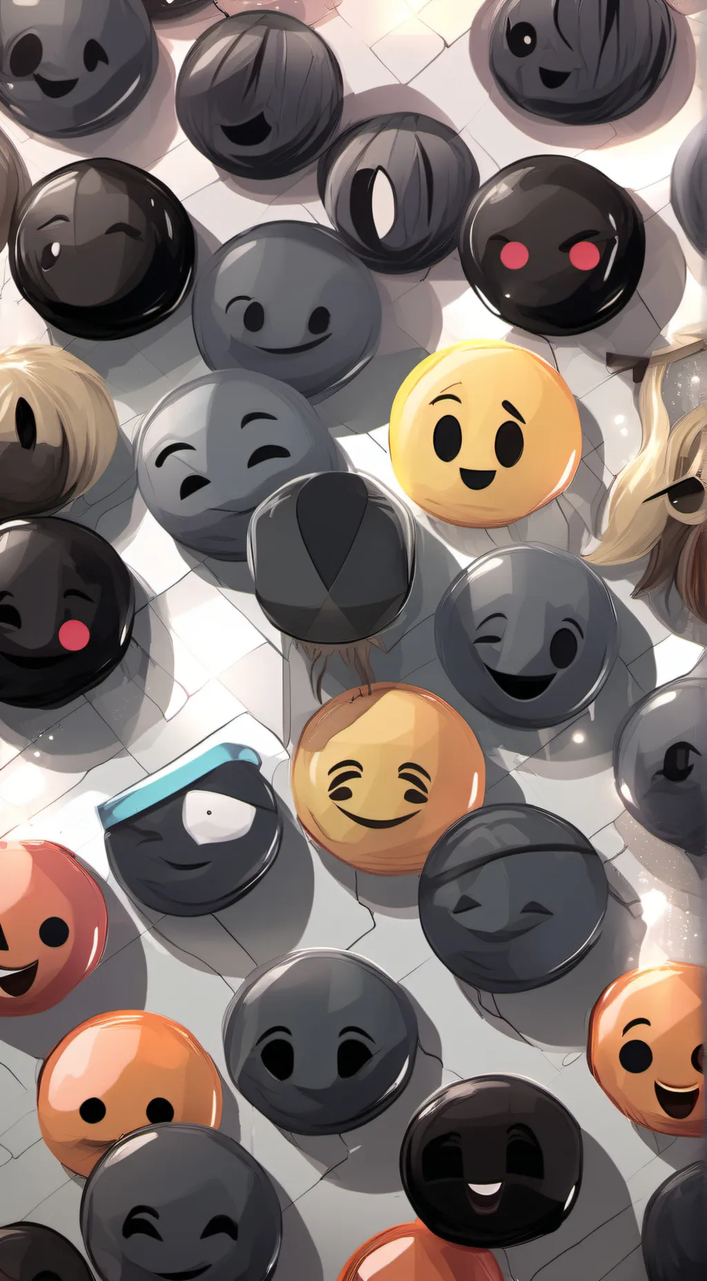 ai character: Emoji!  background