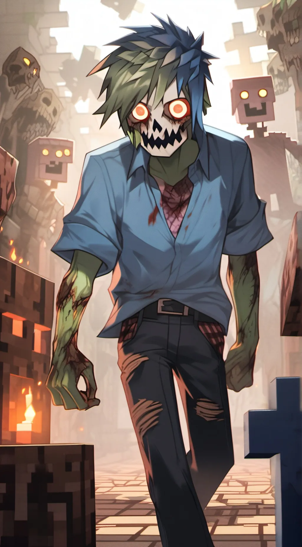 ai character: monster school background