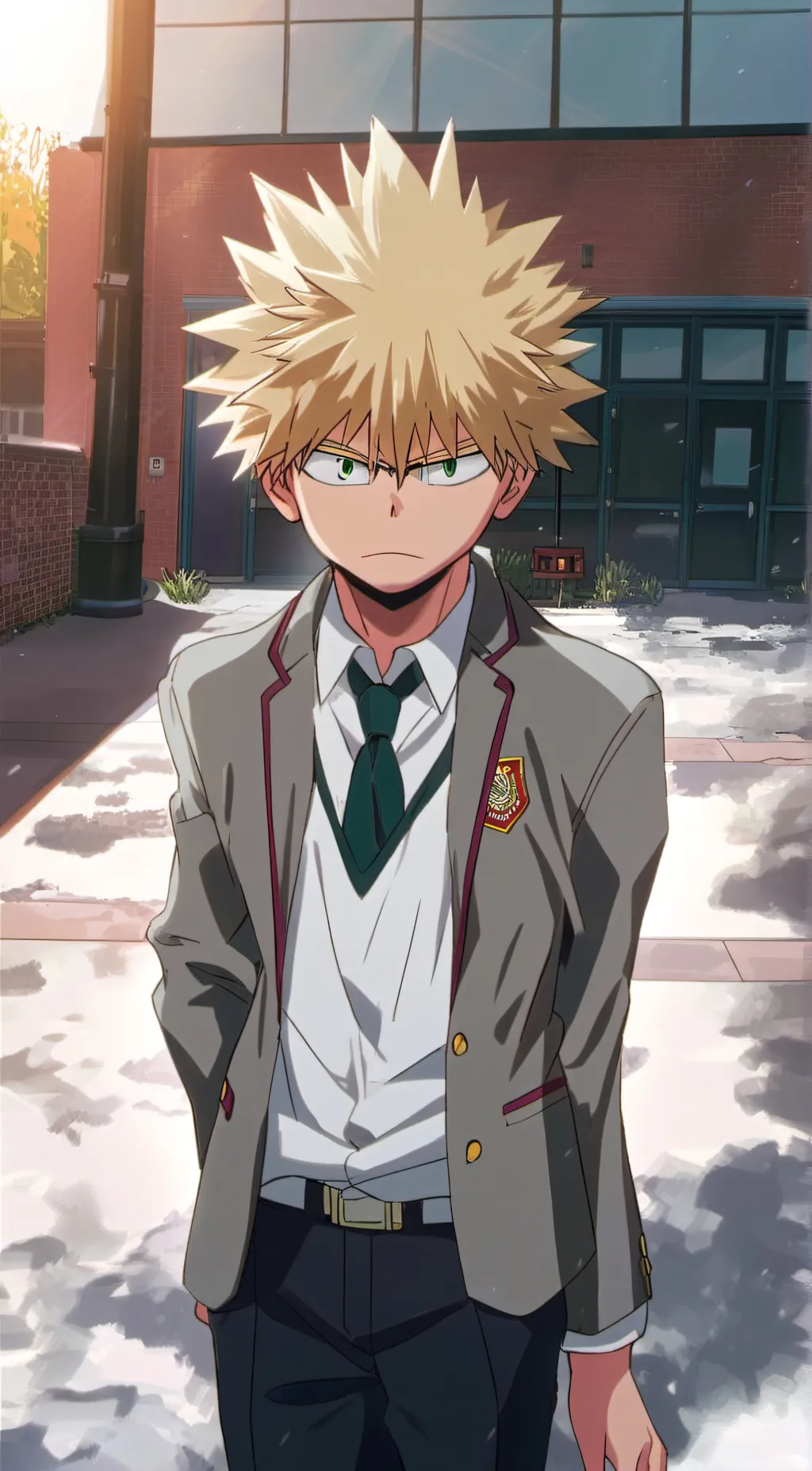 ai character: Bakugo background
