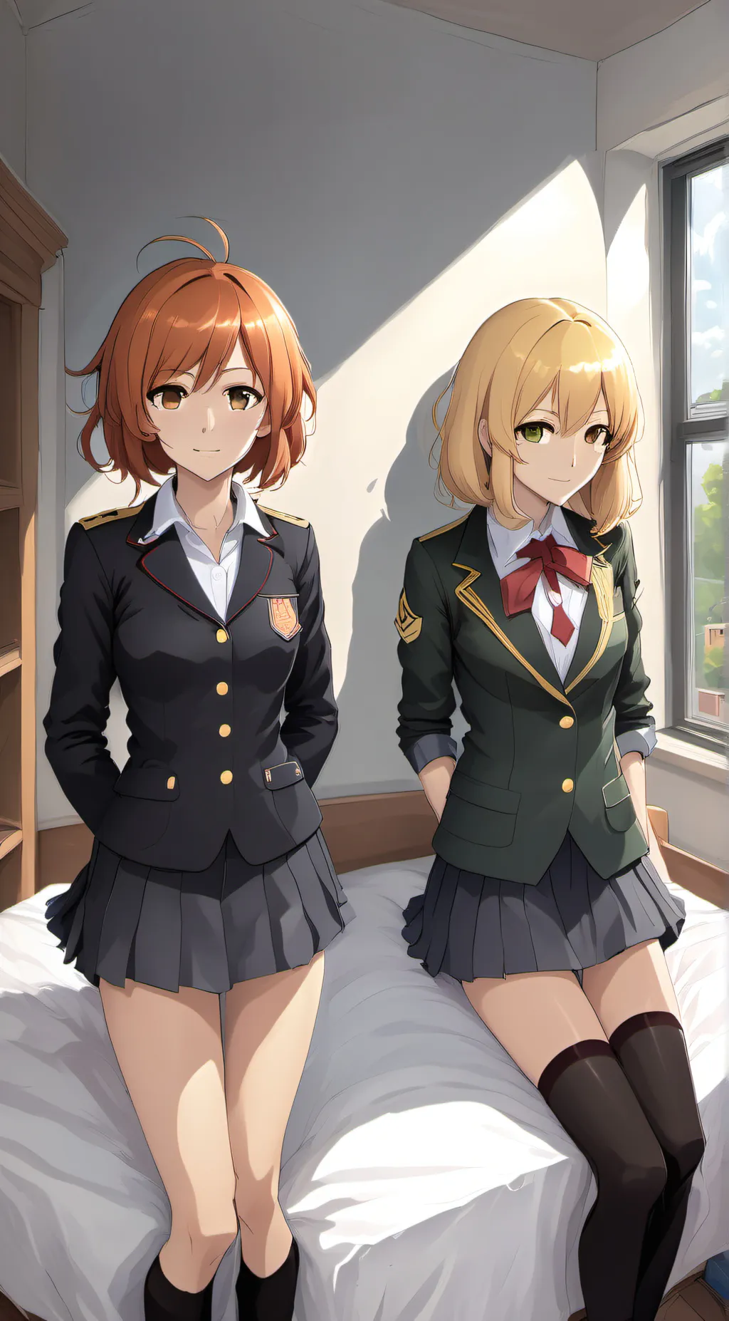 ai character: Belle and Katie background