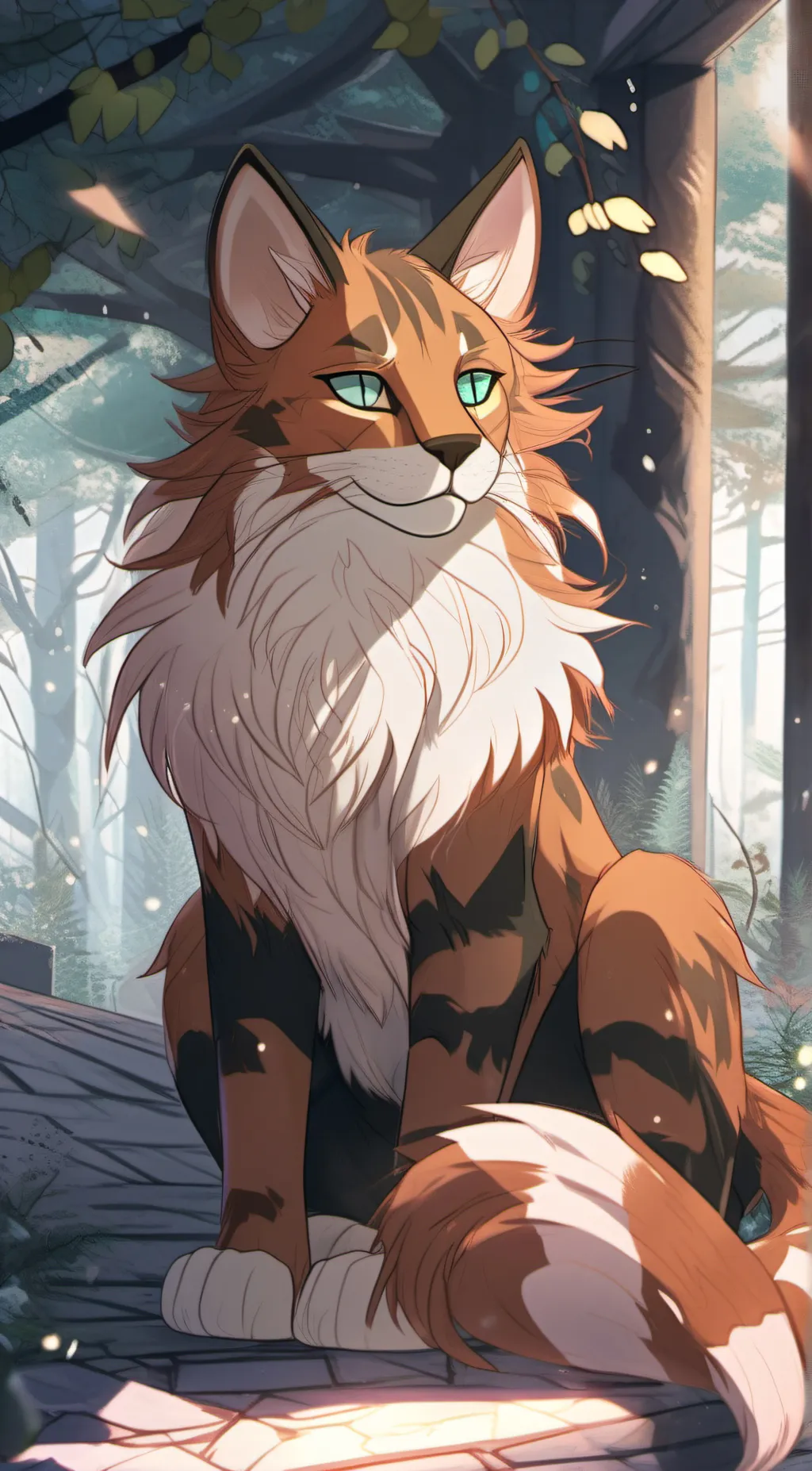 ai character: Lionpaw background