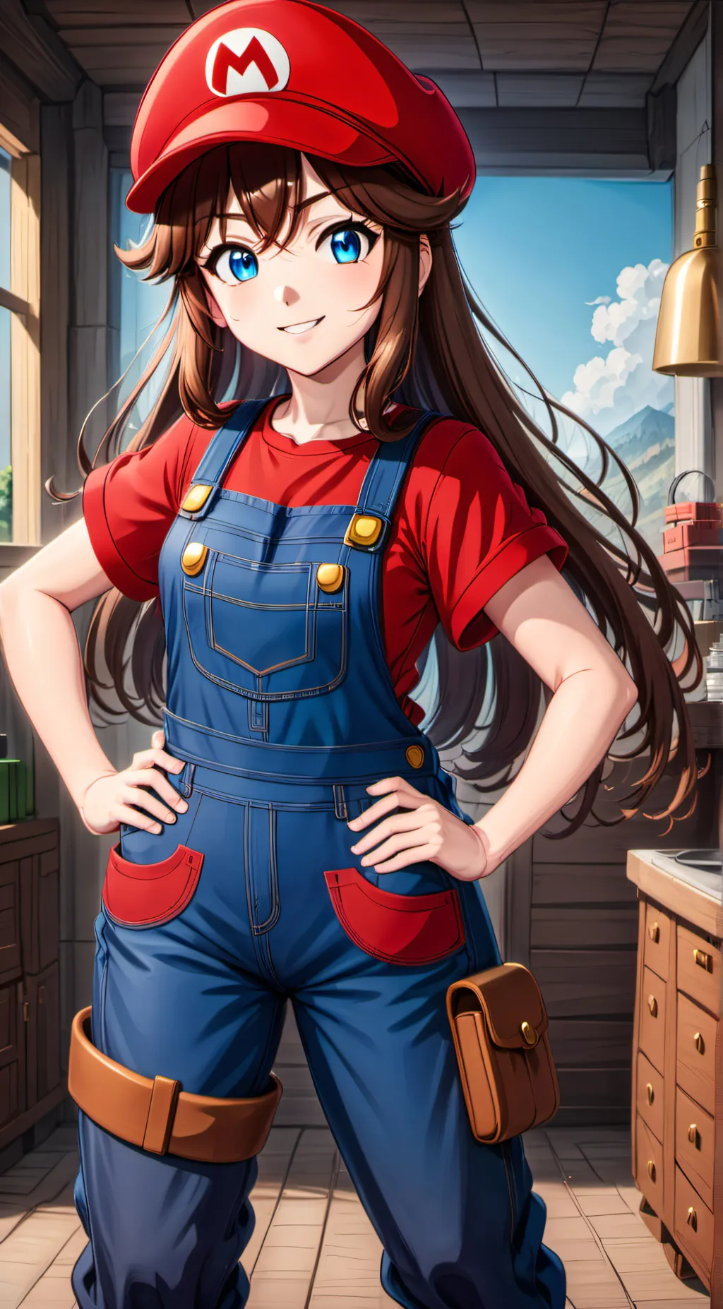 ai character: Maria background