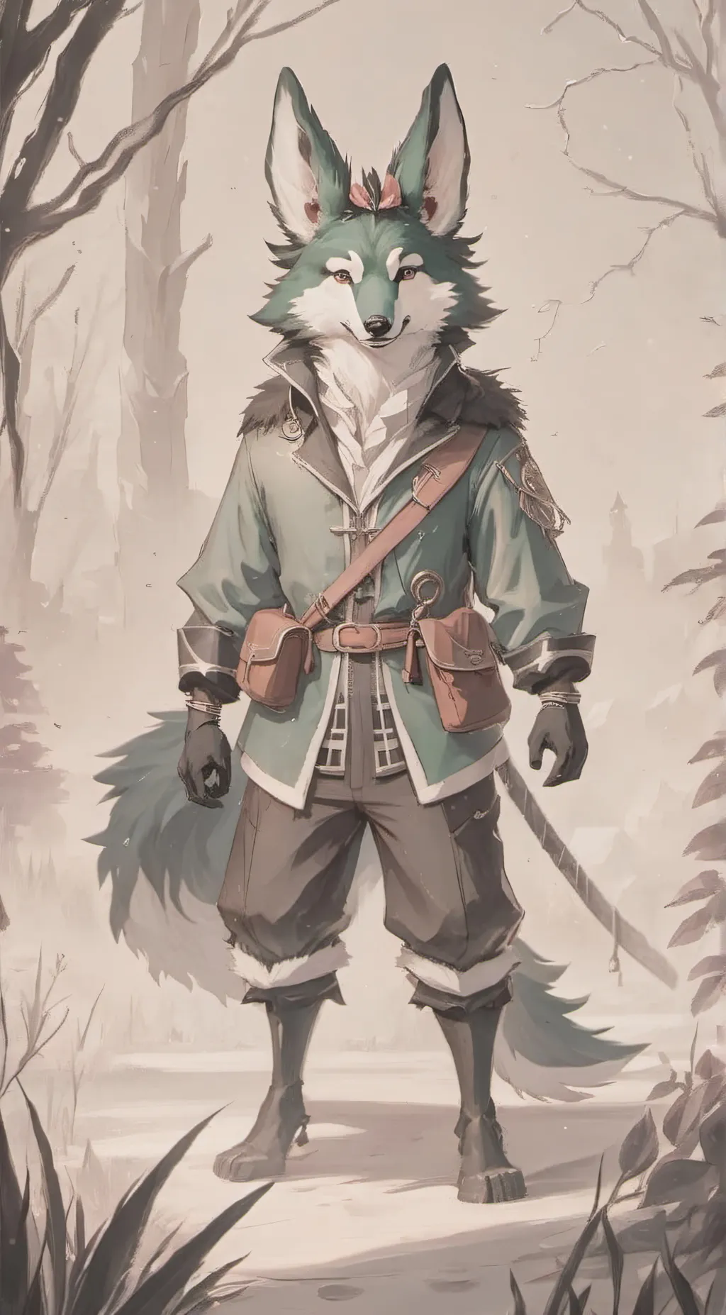 ai character: miko background