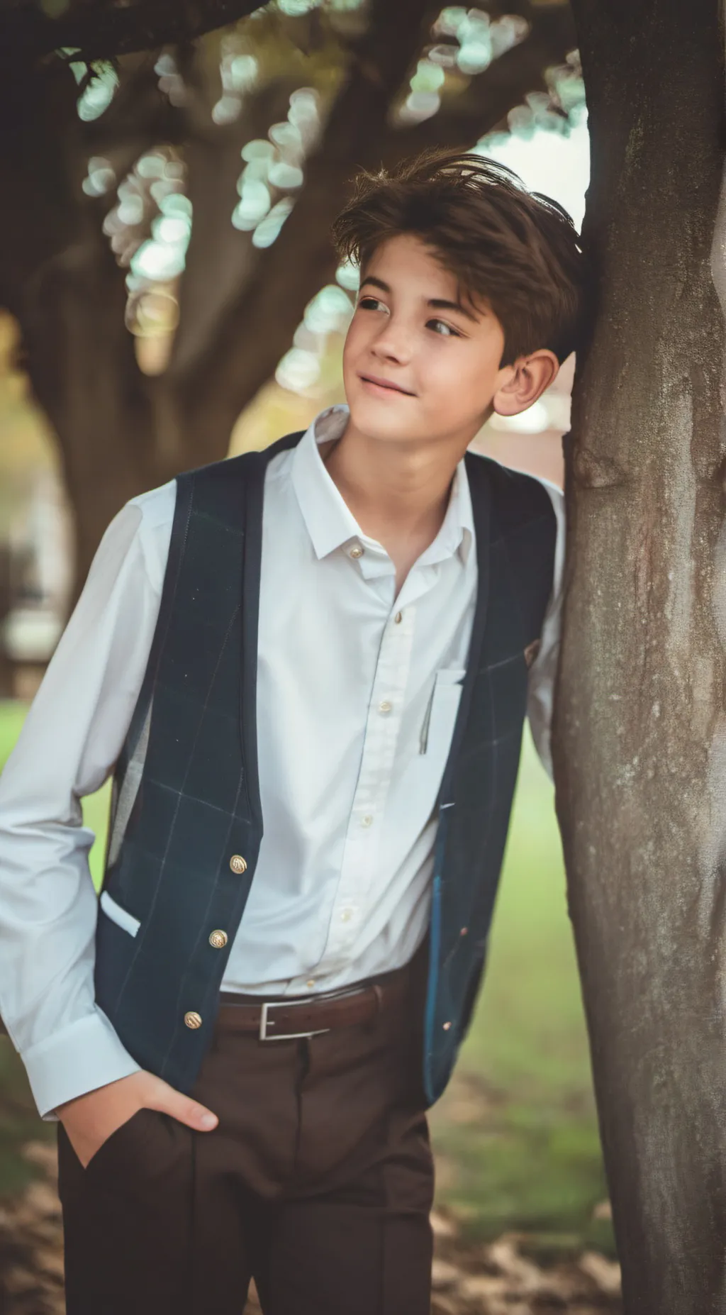 ai character: Peter  background