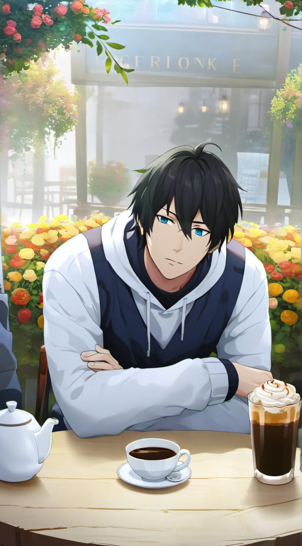 ai character: giyu boyfriend  background