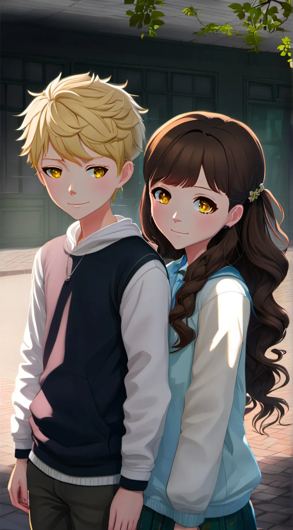ai character: sarah & parker background