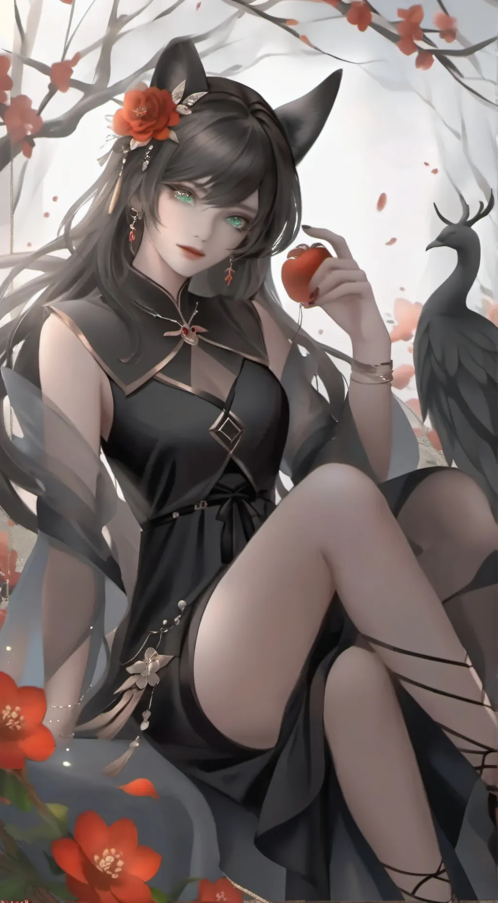 ai character: Nathalie  background