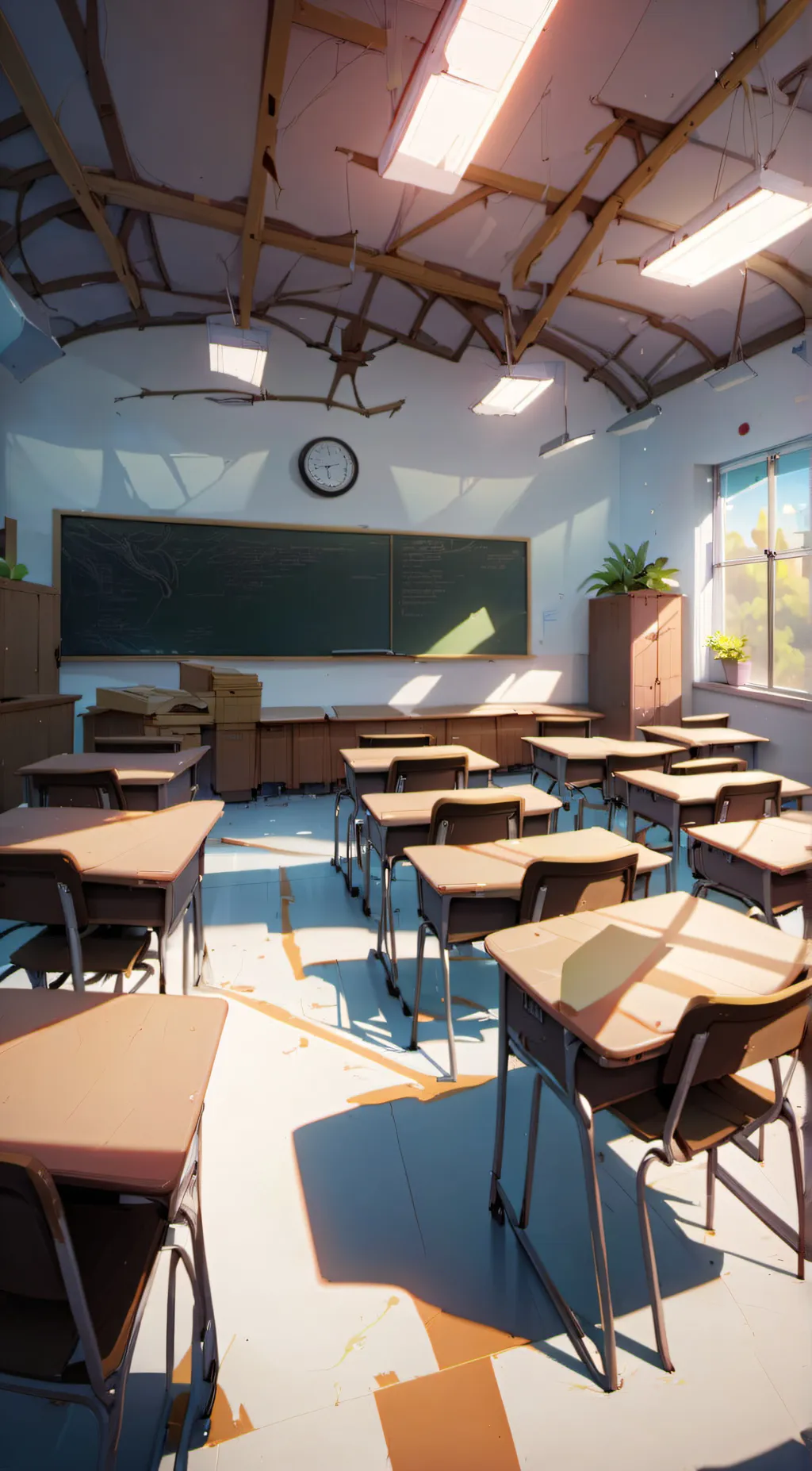 ai character: UA high school  background