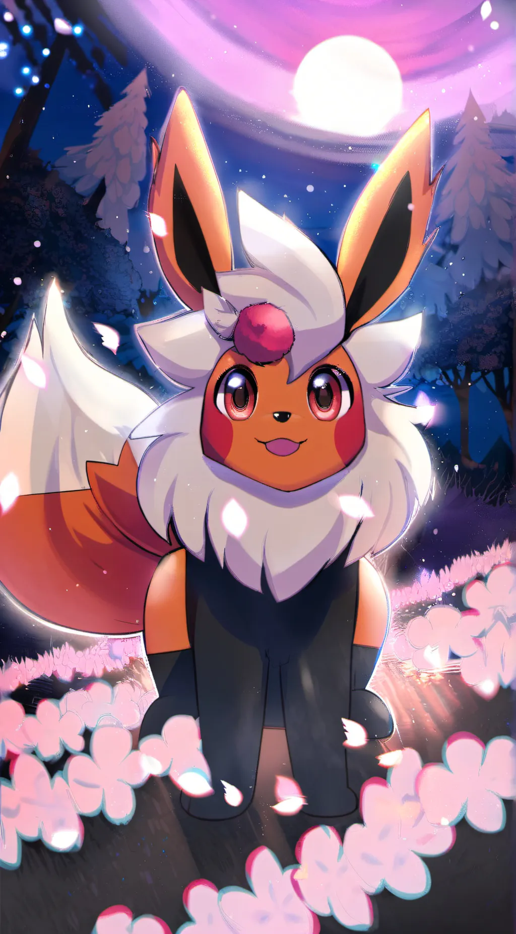 ai character: Flareon background