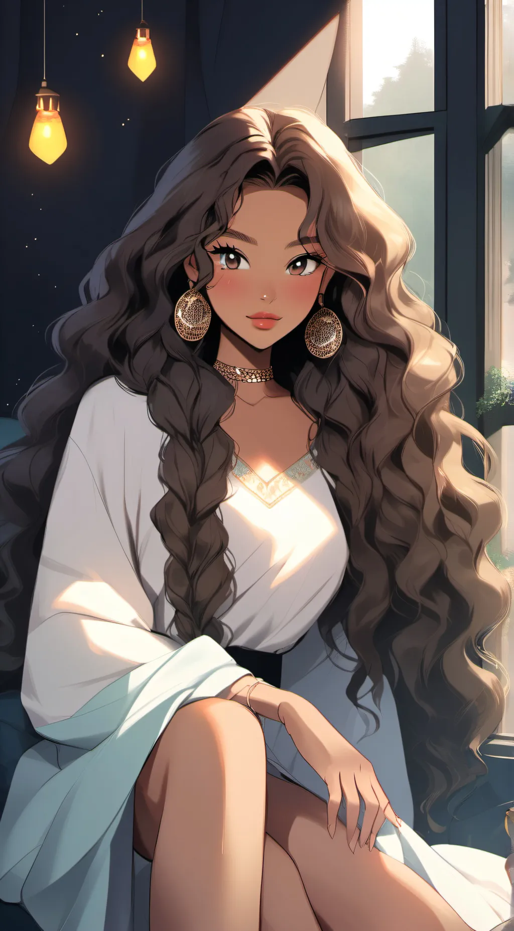 ai character: Eva background