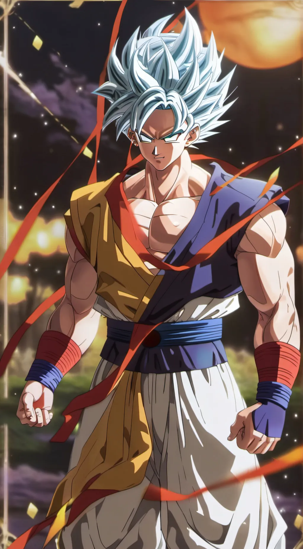 ai character: ultra gogeta background