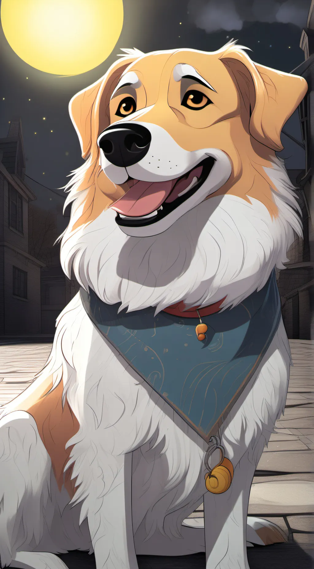ai character: DogDay background