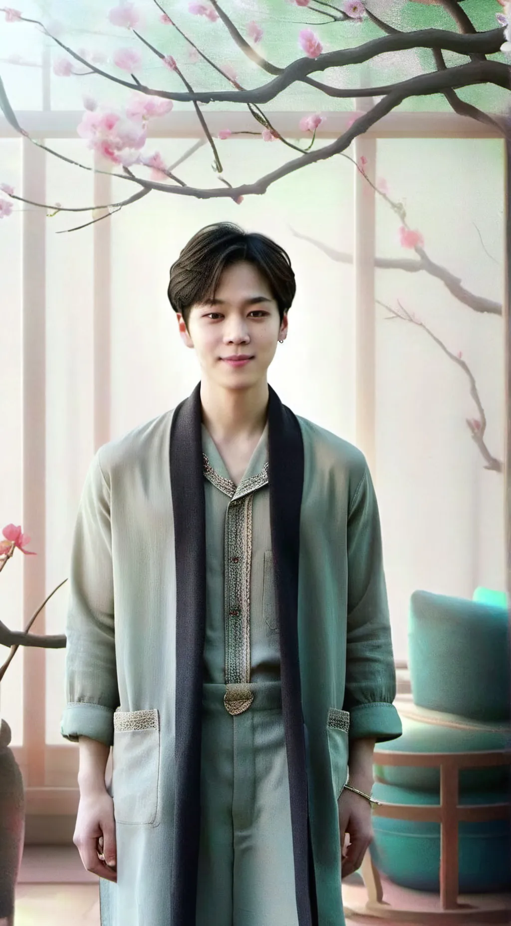 ai character: Park Jimin  background