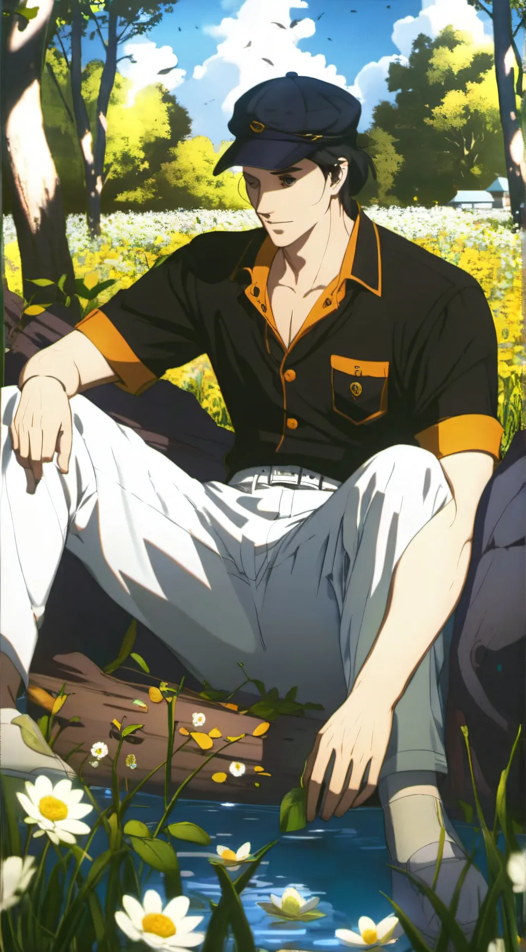 ai character: leo background