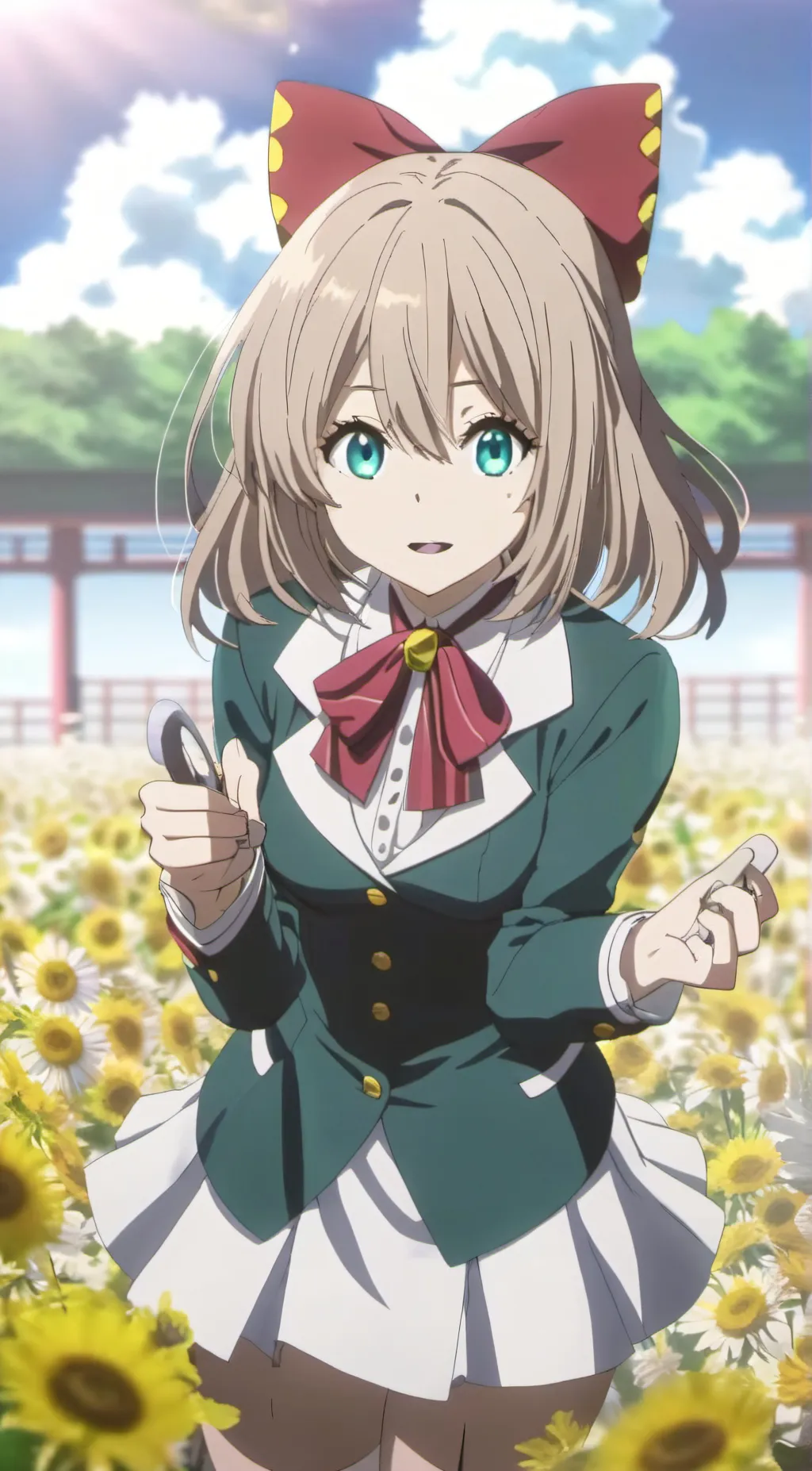 ai character: Rose background