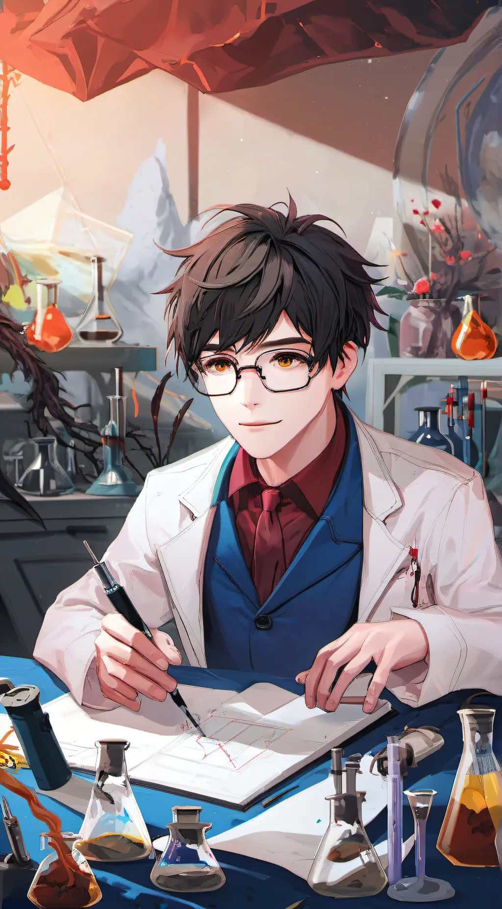 ai character: alex (scientist) background
