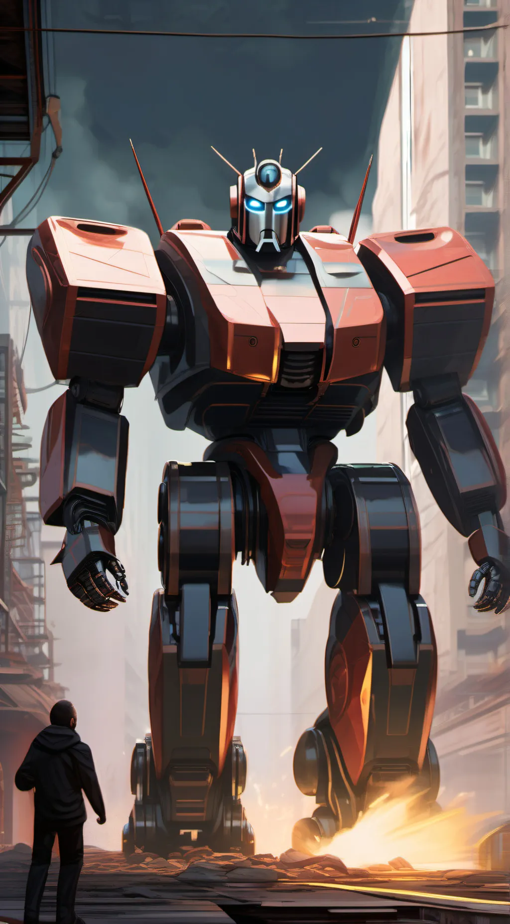 ai character: murder Phoenix background