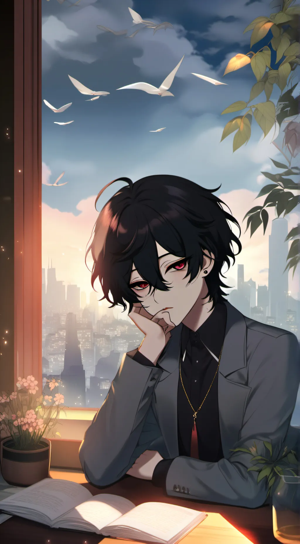 ai character: Herry background