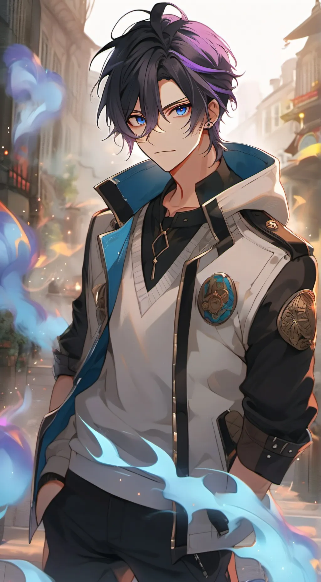 ai character: dabi (touya) background