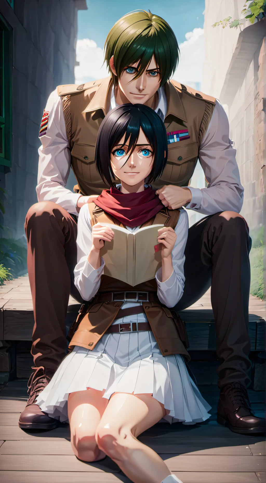 ai character: eren background