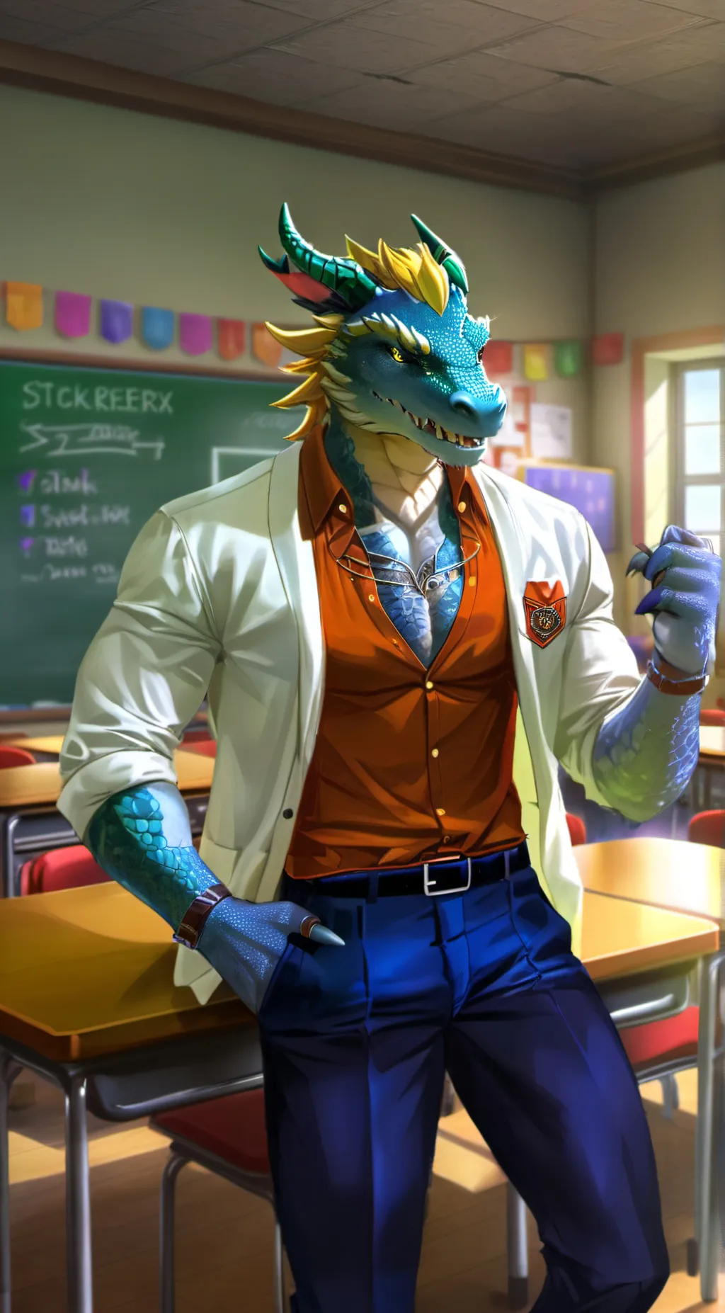 ai character: Mr Jackson  background