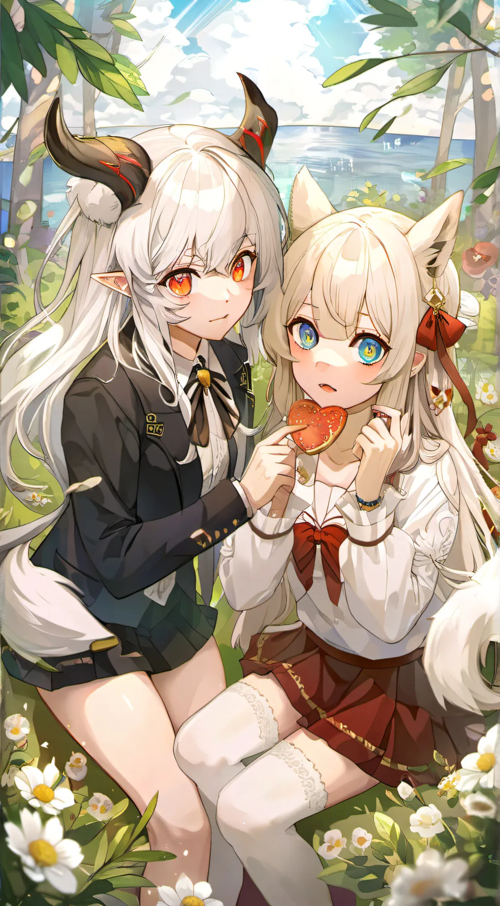 ai character: Allyson  and alpha background