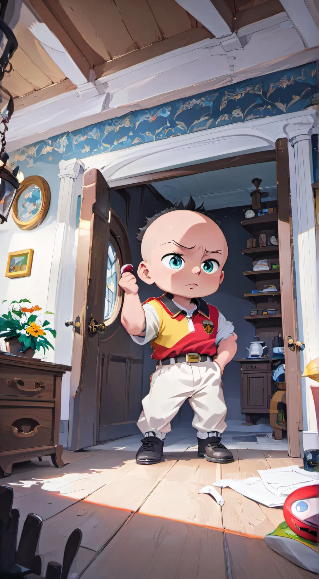 ai character: Stewie background