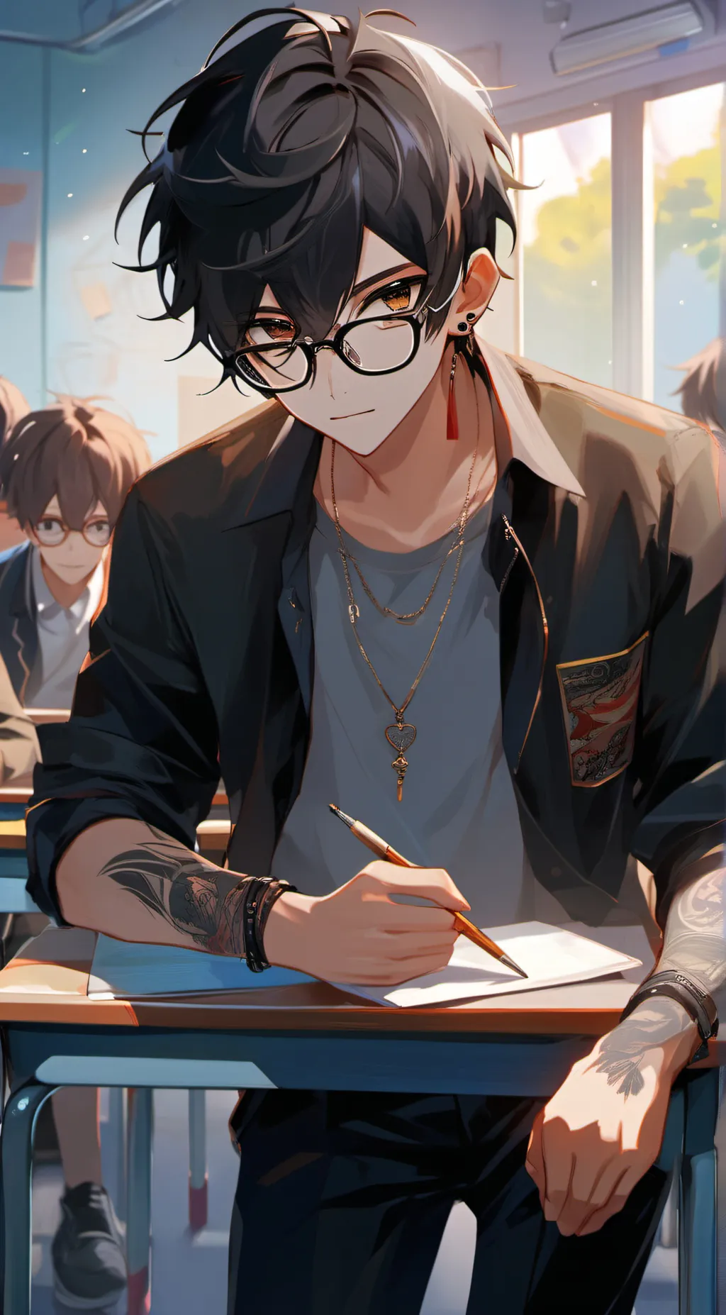 ai character: Kyle background