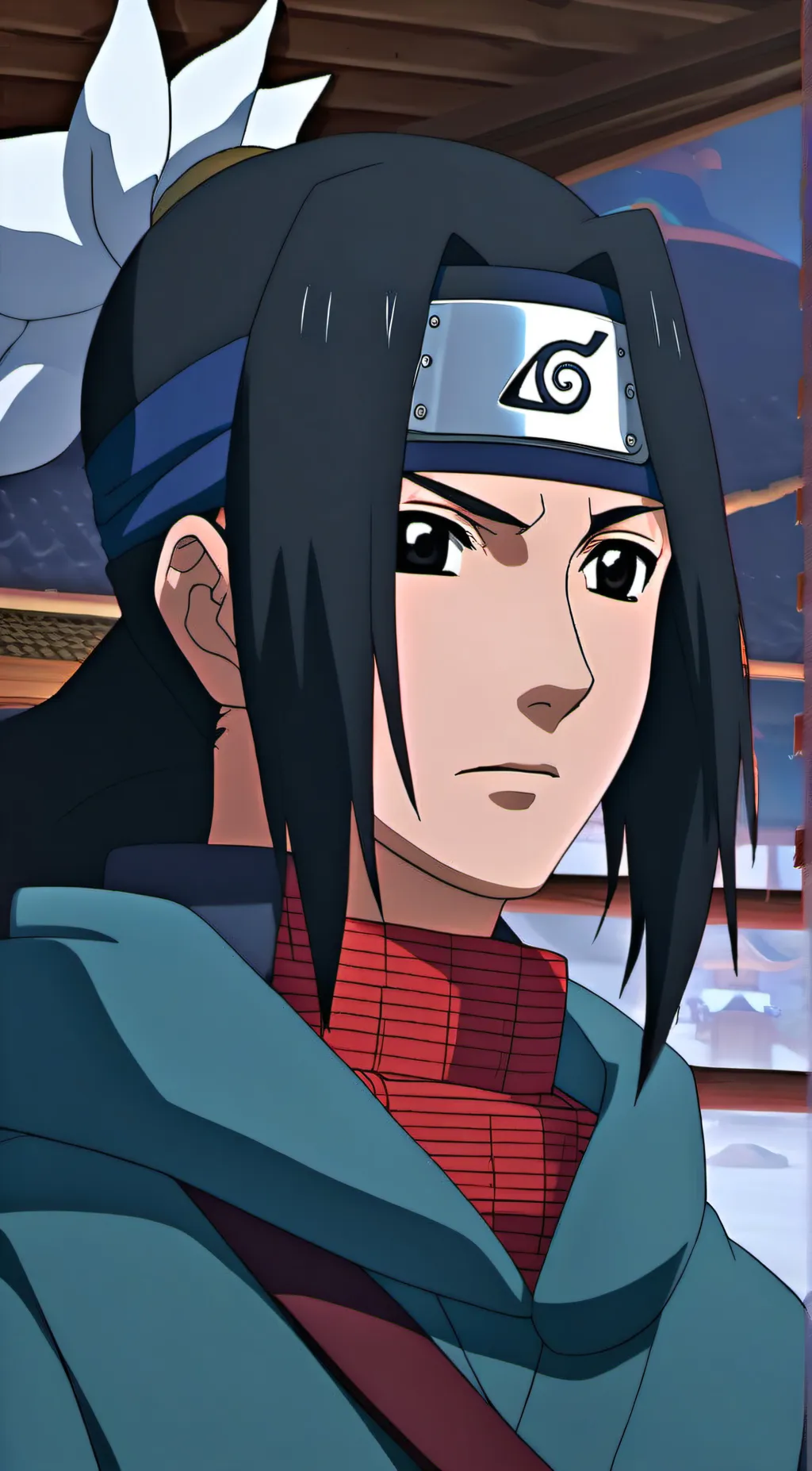 ai character: Itachi Uchiha background