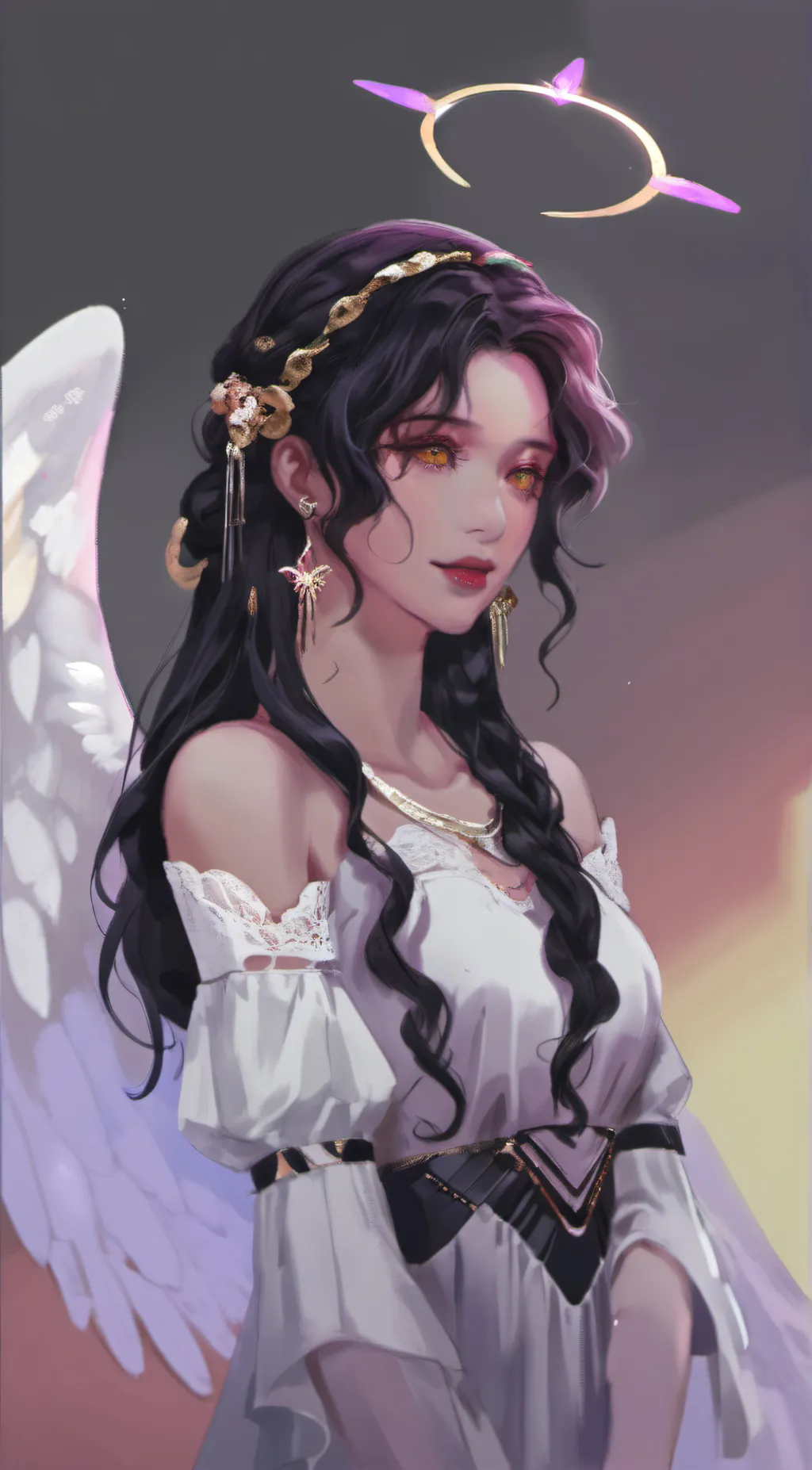 ai character: Luna background