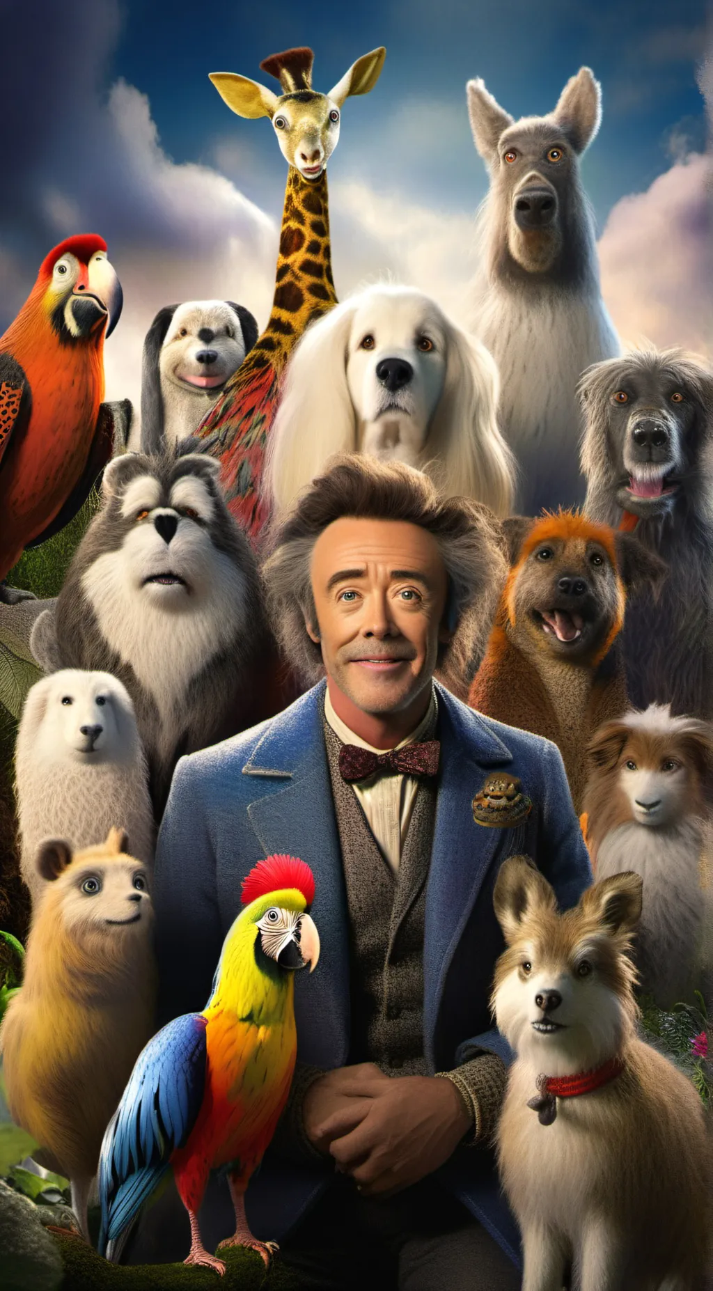 ai character: Dr dolittle  background