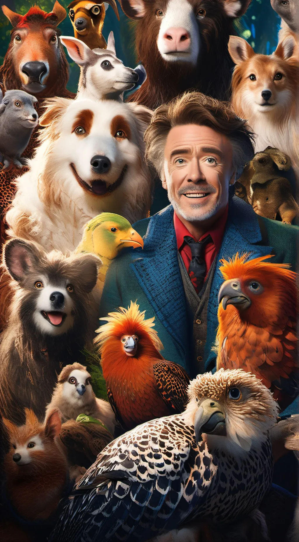 ai character: Dr dolittle  background