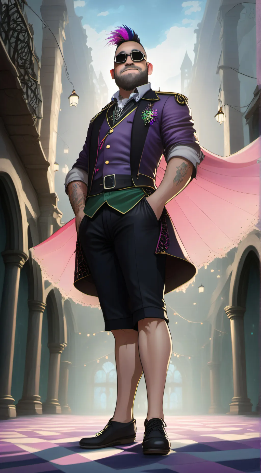 ai character: QUIQUE background