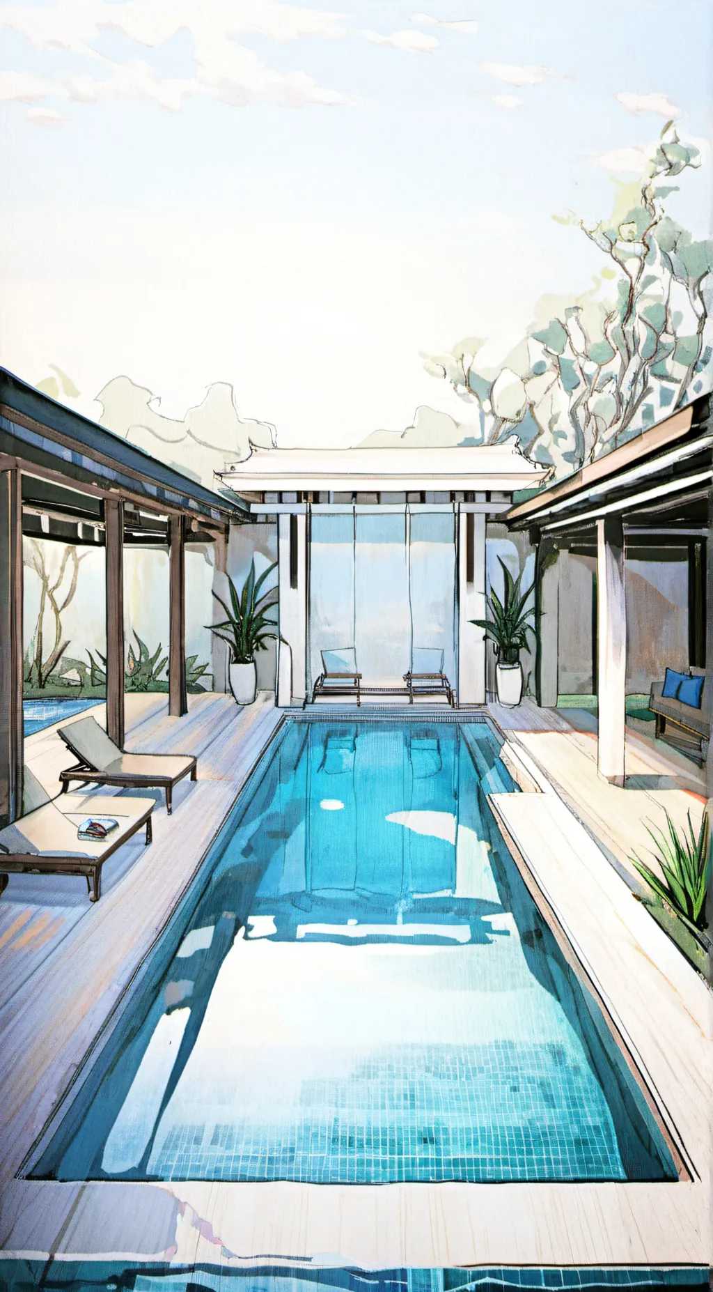 ai character: Tadc *Pool Time* background