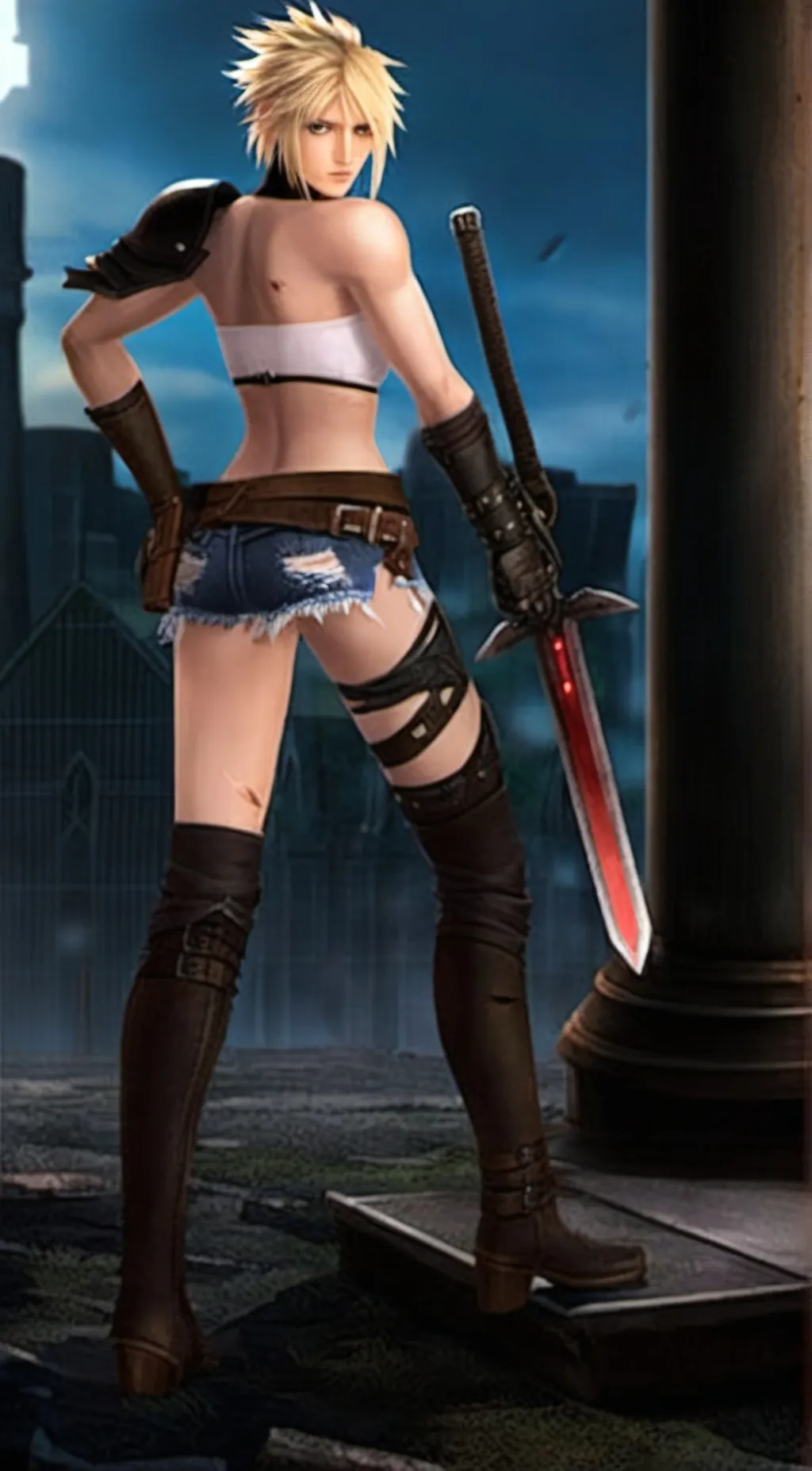 ai character: Cloud Strife background
