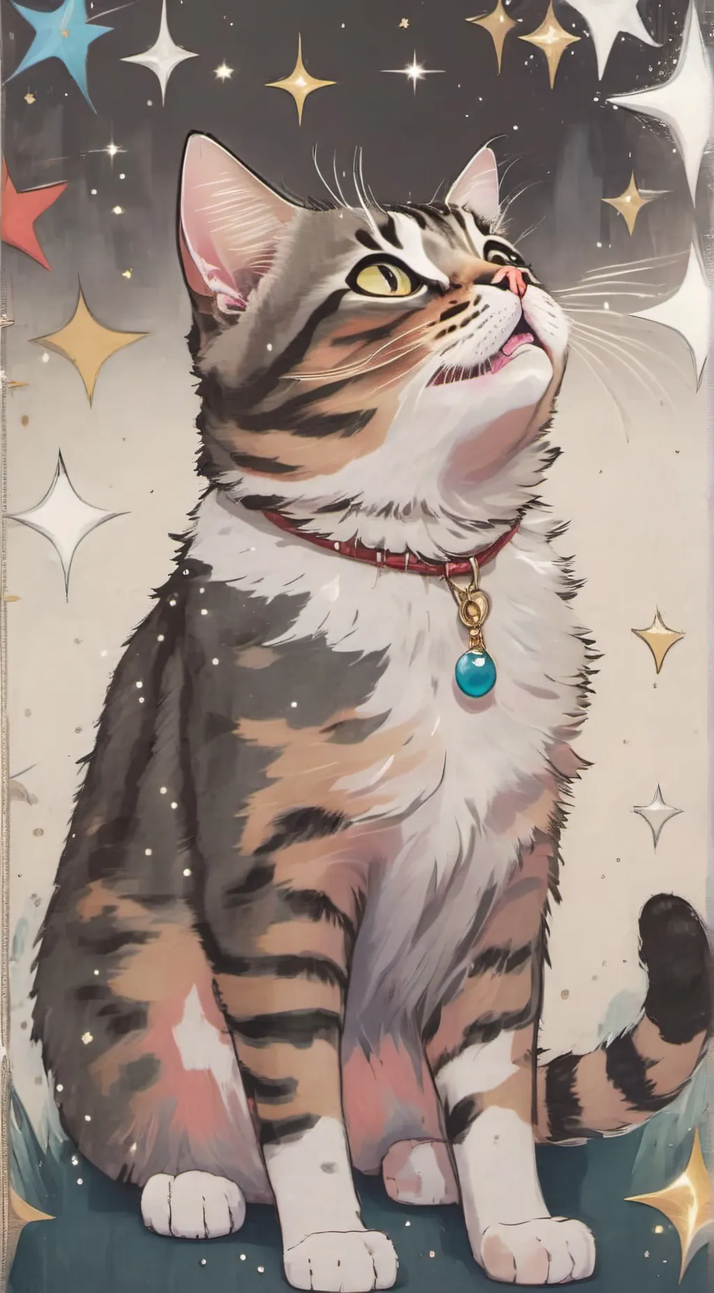 ai character: gender reveal background