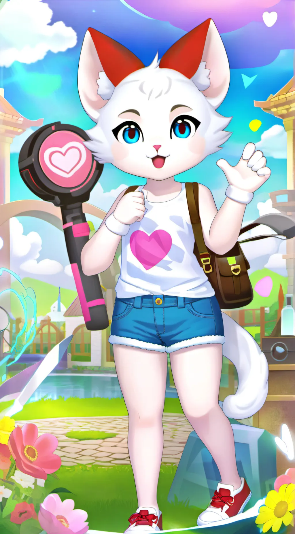 ai character: Talking Angela  background
