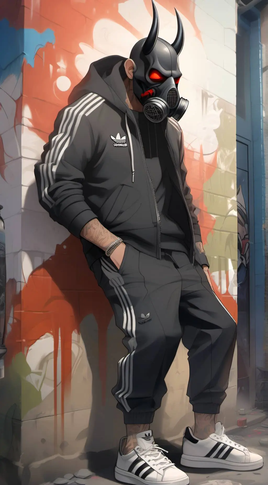 ai character: Smokey background